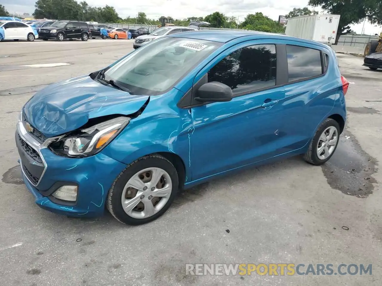 1 Photograph of a damaged car KL8CB6SA1LC423276 CHEVROLET SPARK 2020