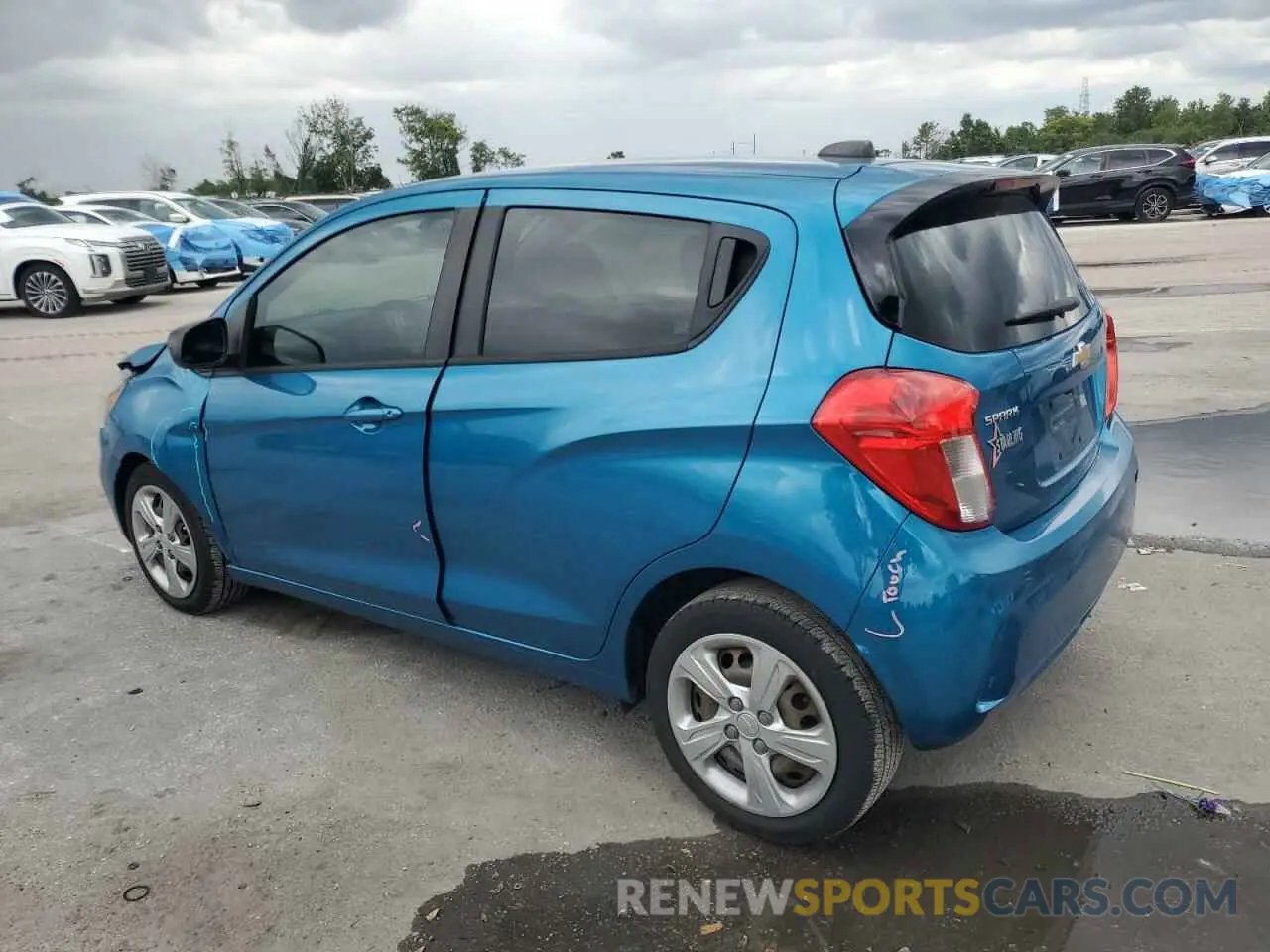 2 Photograph of a damaged car KL8CB6SA1LC423276 CHEVROLET SPARK 2020