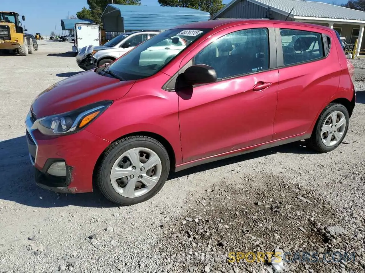 1 Photograph of a damaged car KL8CB6SA2LC406874 CHEVROLET SPARK 2020