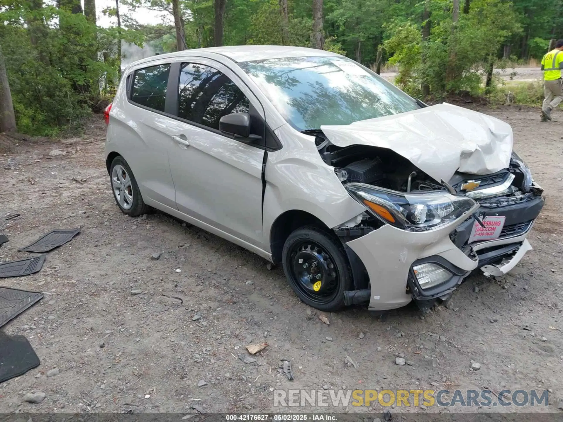 1 Photograph of a damaged car KL8CB6SA2LC408866 CHEVROLET SPARK 2020