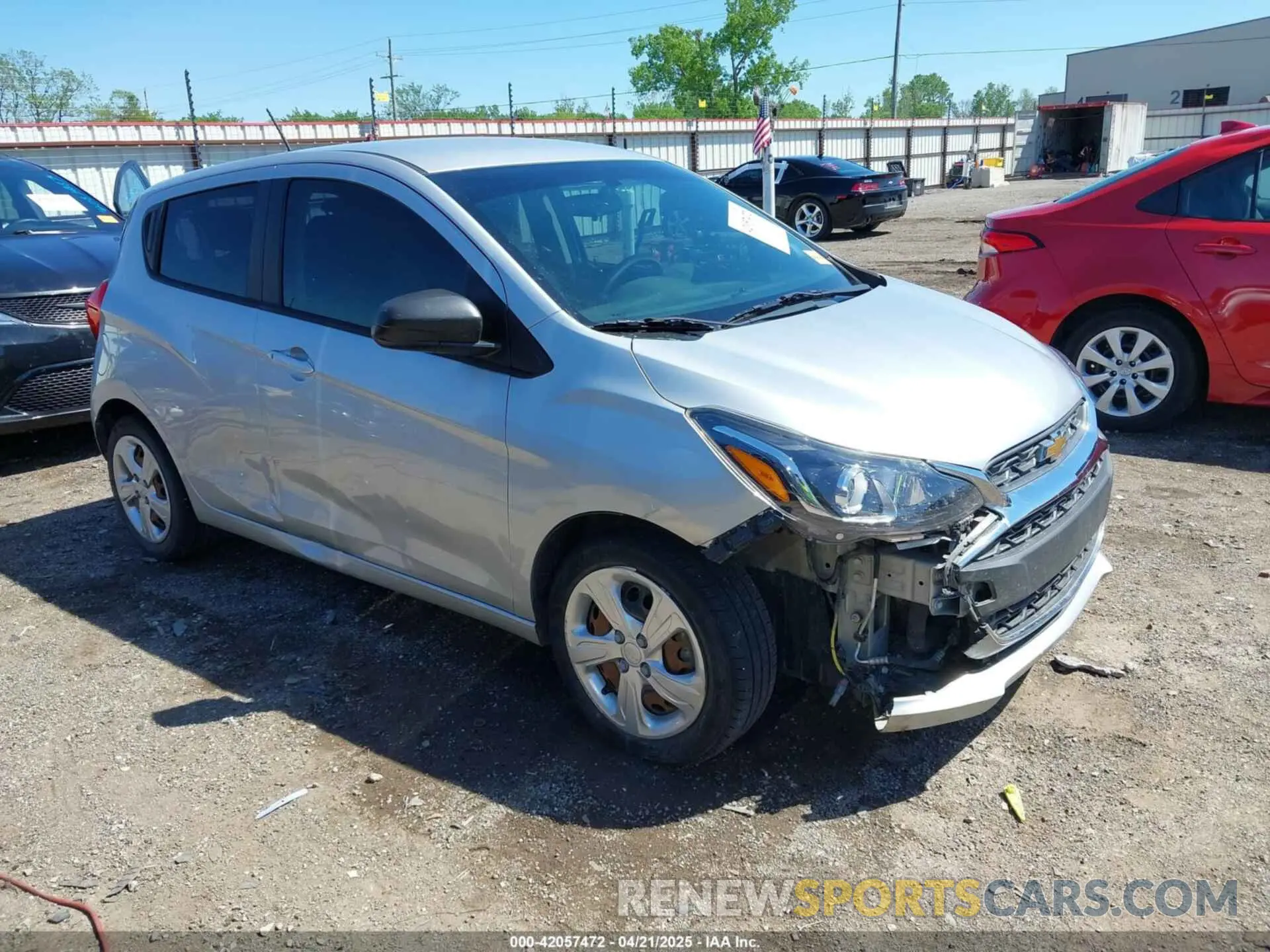 1 Photograph of a damaged car KL8CB6SA2LC410102 CHEVROLET SPARK 2020