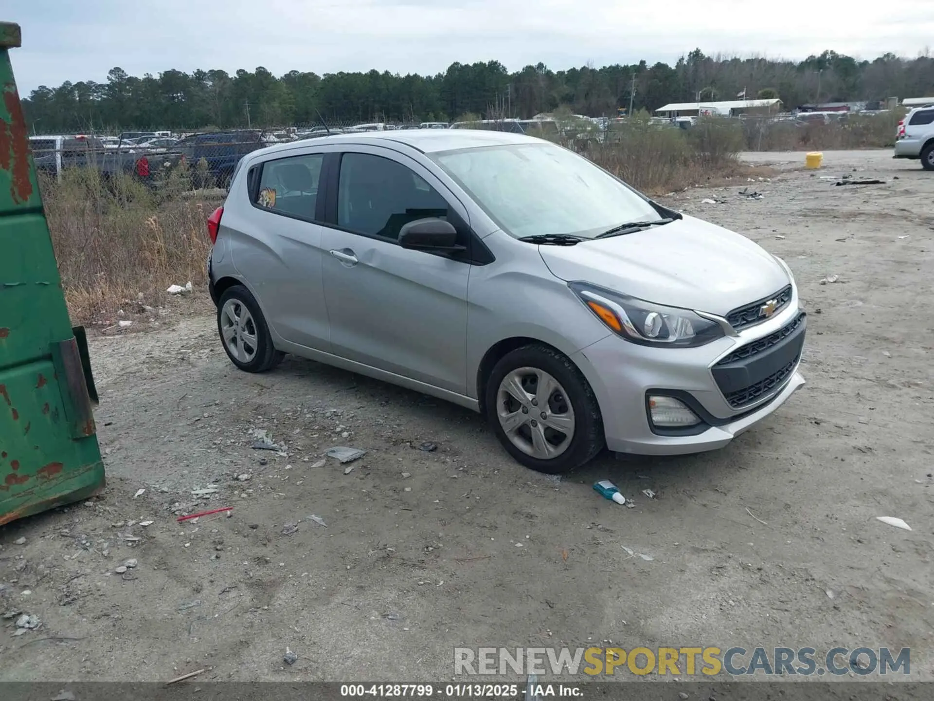 1 Photograph of a damaged car KL8CB6SA2LC413324 CHEVROLET SPARK 2020