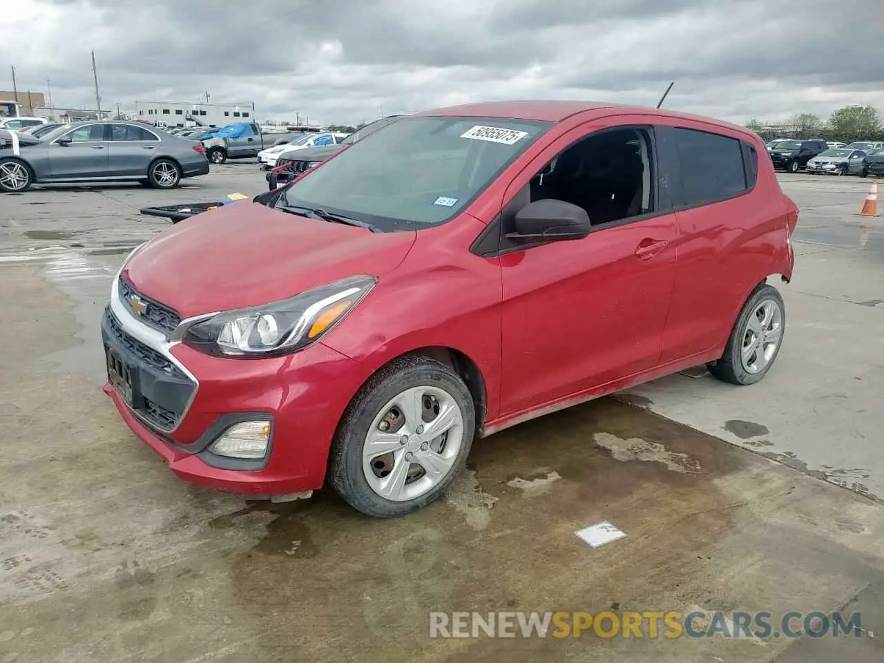 1 Photograph of a damaged car KL8CB6SA2LC415204 CHEVROLET SPARK 2020