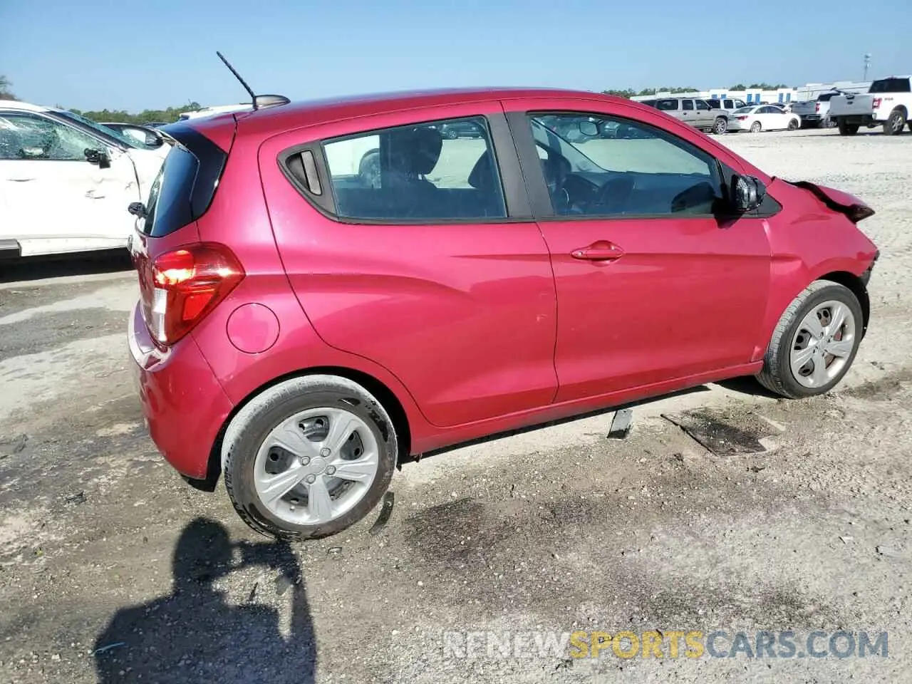3 Photograph of a damaged car KL8CB6SA2LC444380 CHEVROLET SPARK 2020