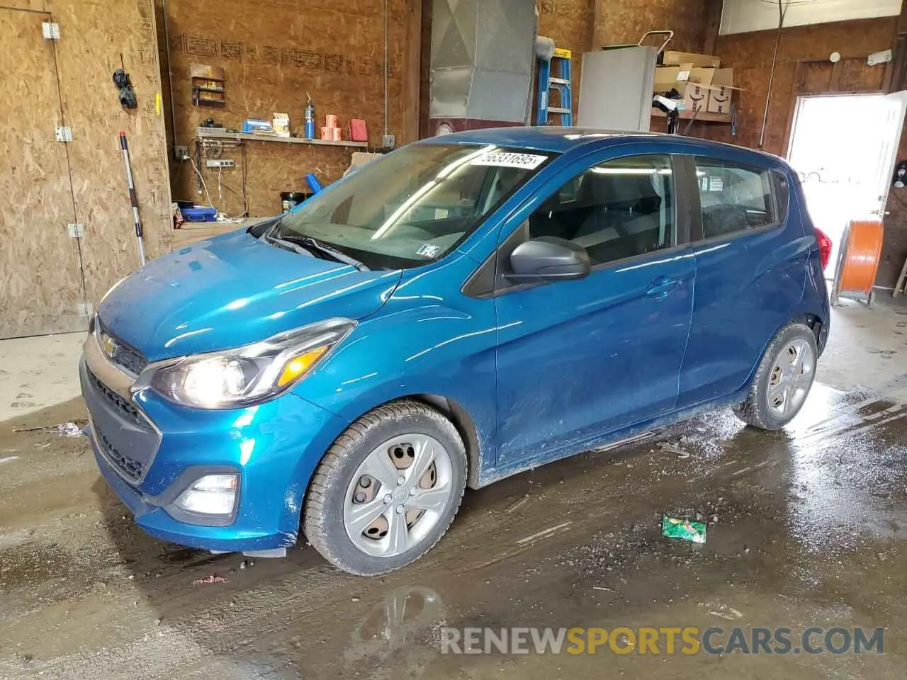 1 Photograph of a damaged car KL8CB6SA2LC446341 CHEVROLET SPARK 2020