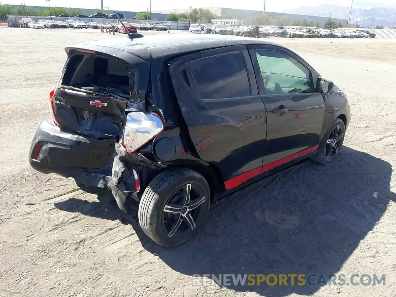 3 Photograph of a damaged car KL8CB6SA2LC481476 CHEVROLET SPARK 2020