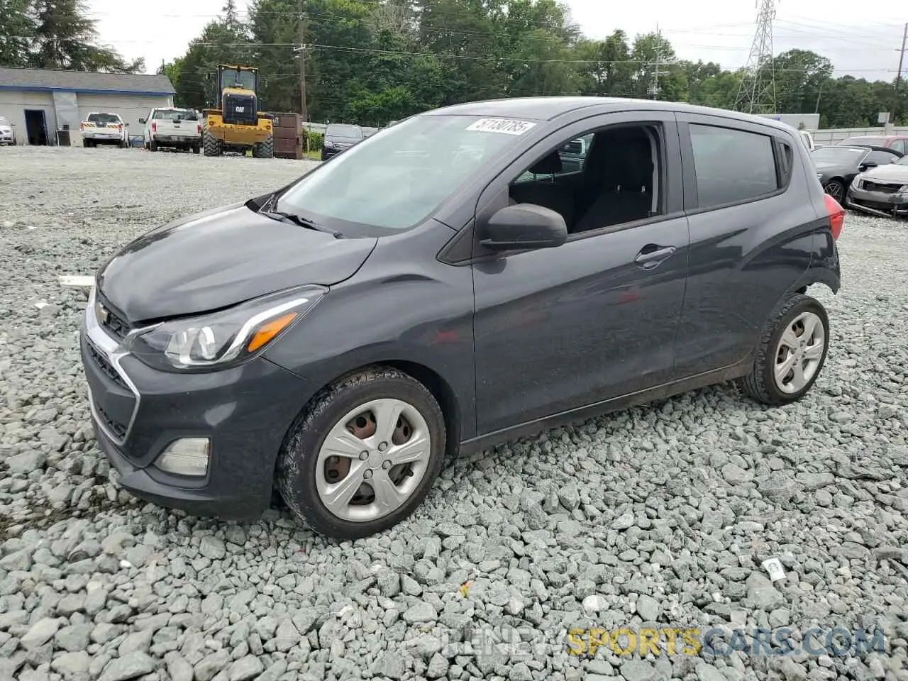 1 Photograph of a damaged car KL8CB6SA3LC420007 CHEVROLET SPARK 2020