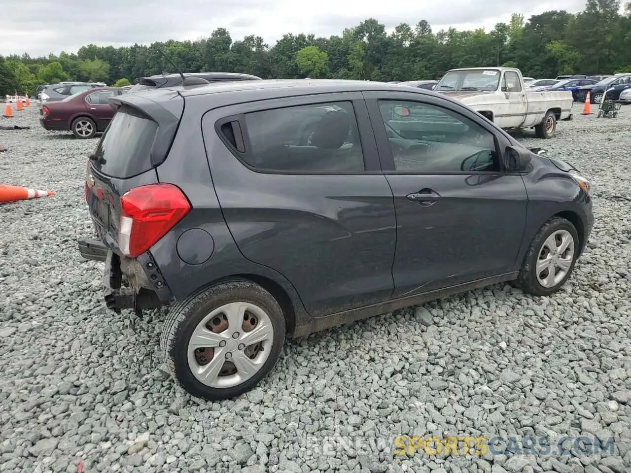 3 Photograph of a damaged car KL8CB6SA3LC420007 CHEVROLET SPARK 2020
