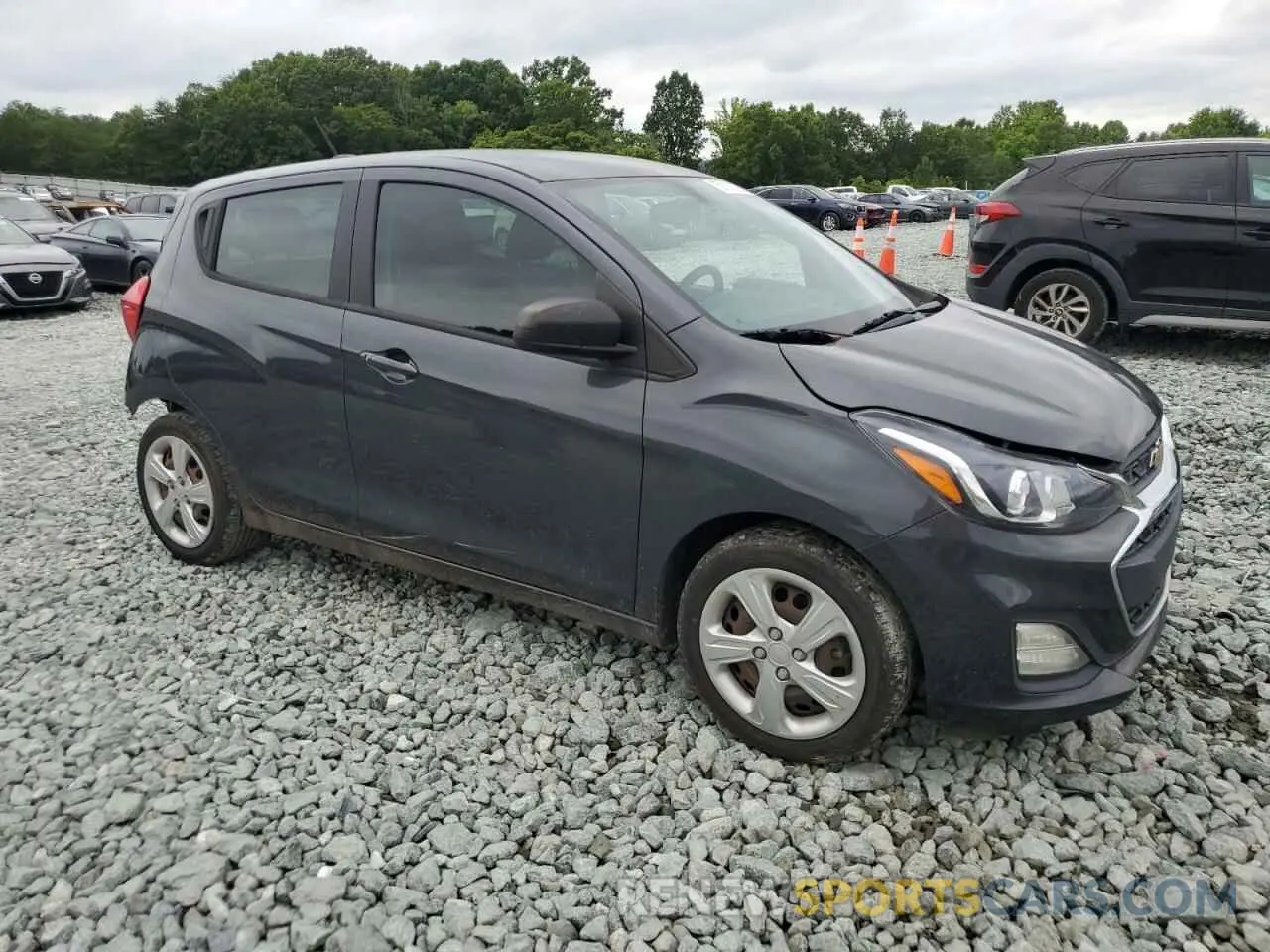 4 Photograph of a damaged car KL8CB6SA3LC420007 CHEVROLET SPARK 2020
