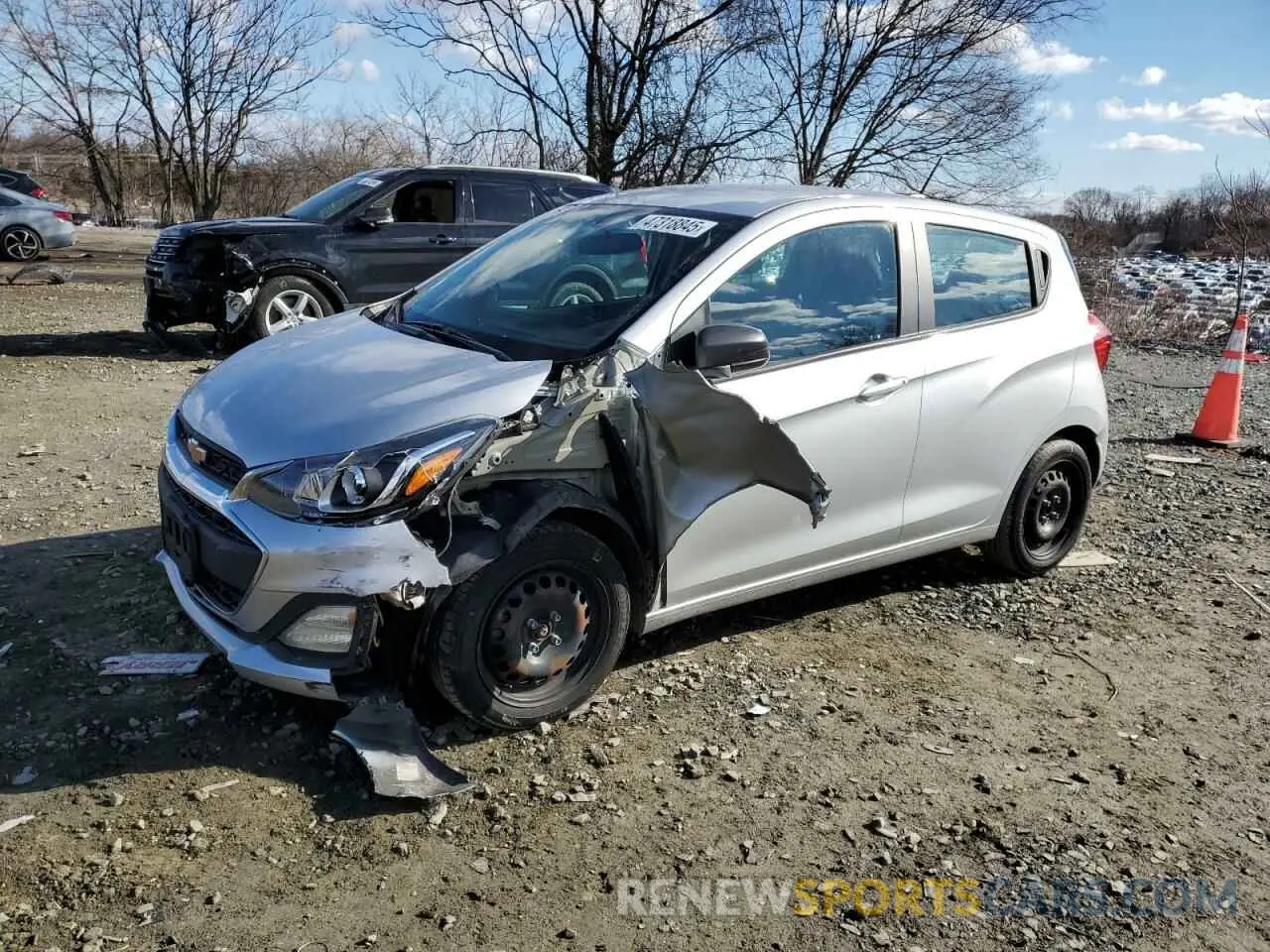 1 Photograph of a damaged car KL8CB6SA3LC421089 CHEVROLET SPARK 2020
