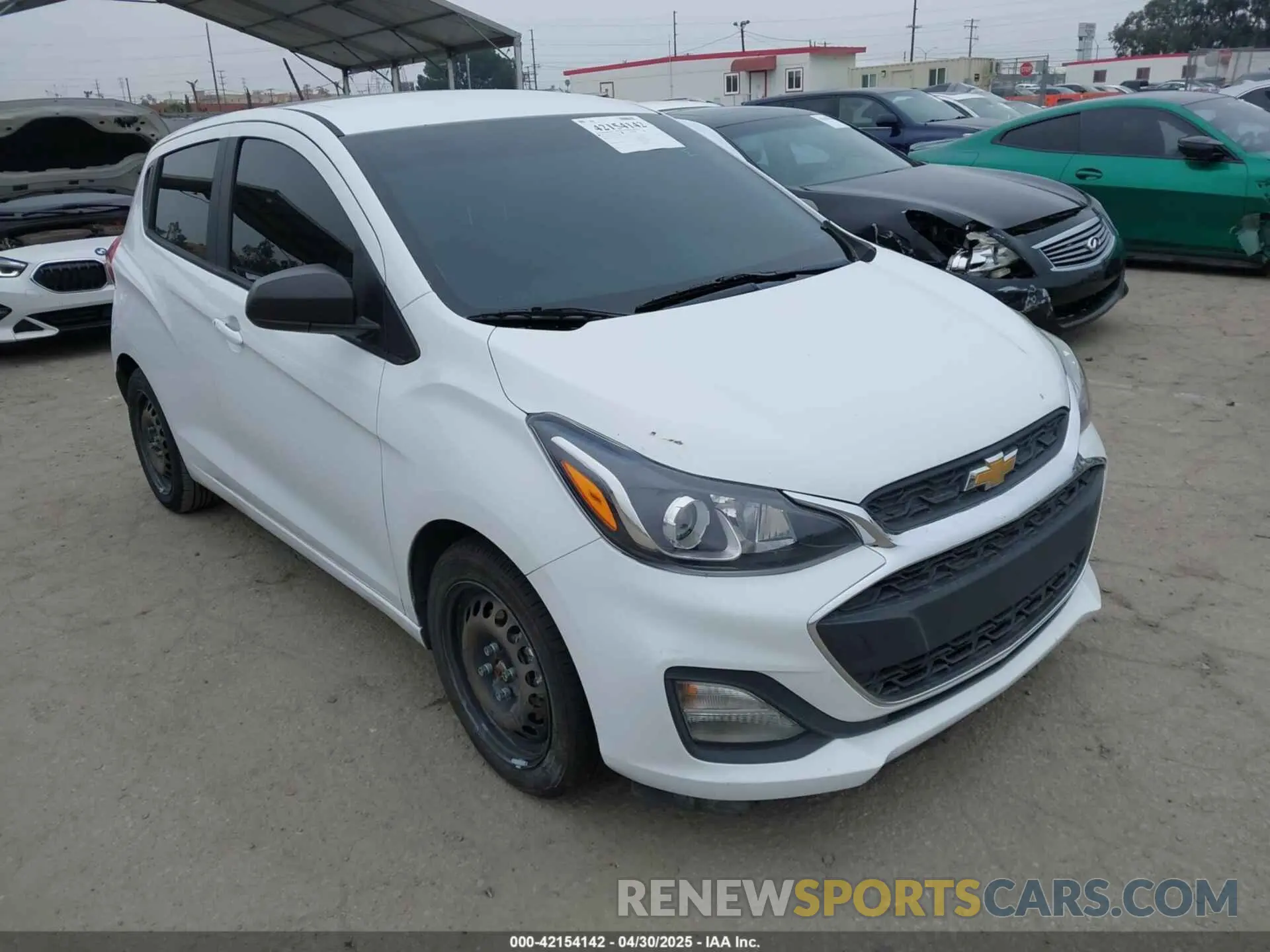 1 Photograph of a damaged car KL8CB6SA4LC403264 CHEVROLET SPARK 2020