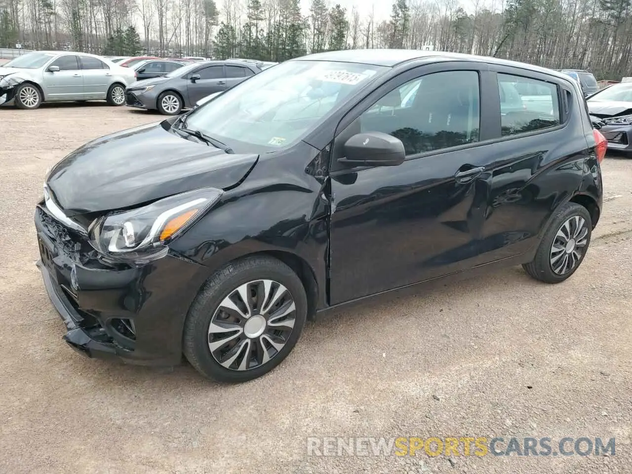 1 Photograph of a damaged car KL8CB6SA4LC413180 CHEVROLET SPARK 2020