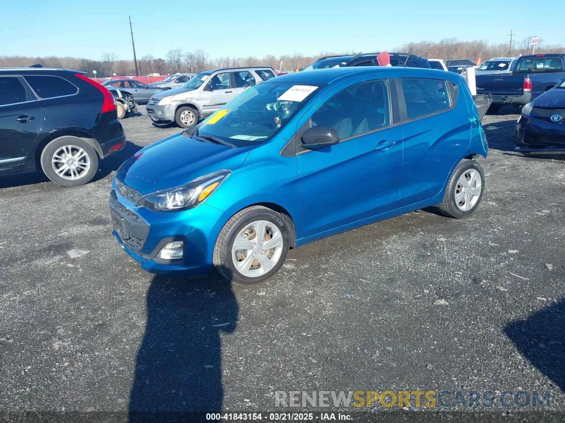 2 Photograph of a damaged car KL8CB6SA4LC421392 CHEVROLET SPARK 2020