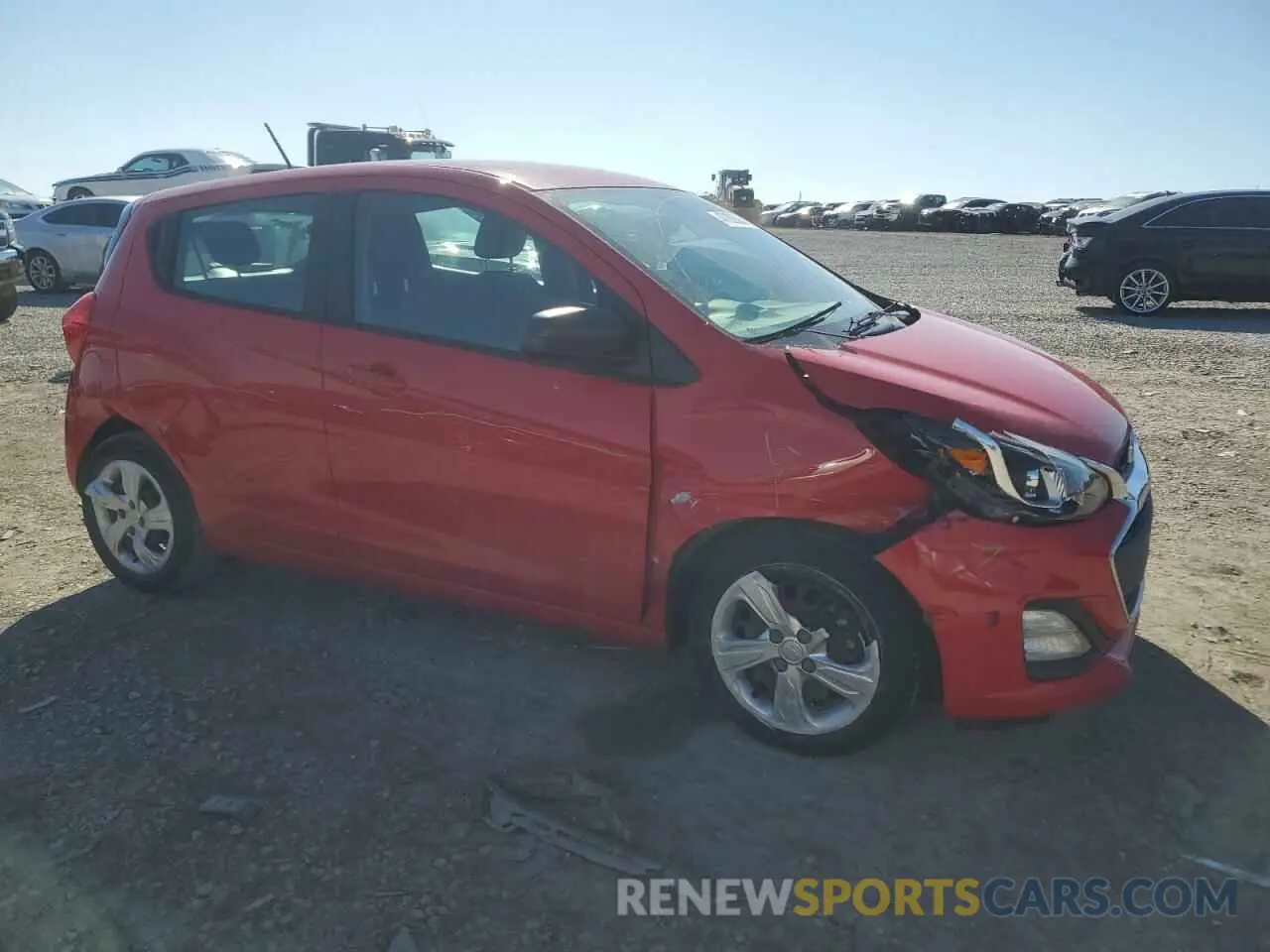4 Photograph of a damaged car KL8CB6SA5LC400342 CHEVROLET SPARK 2020