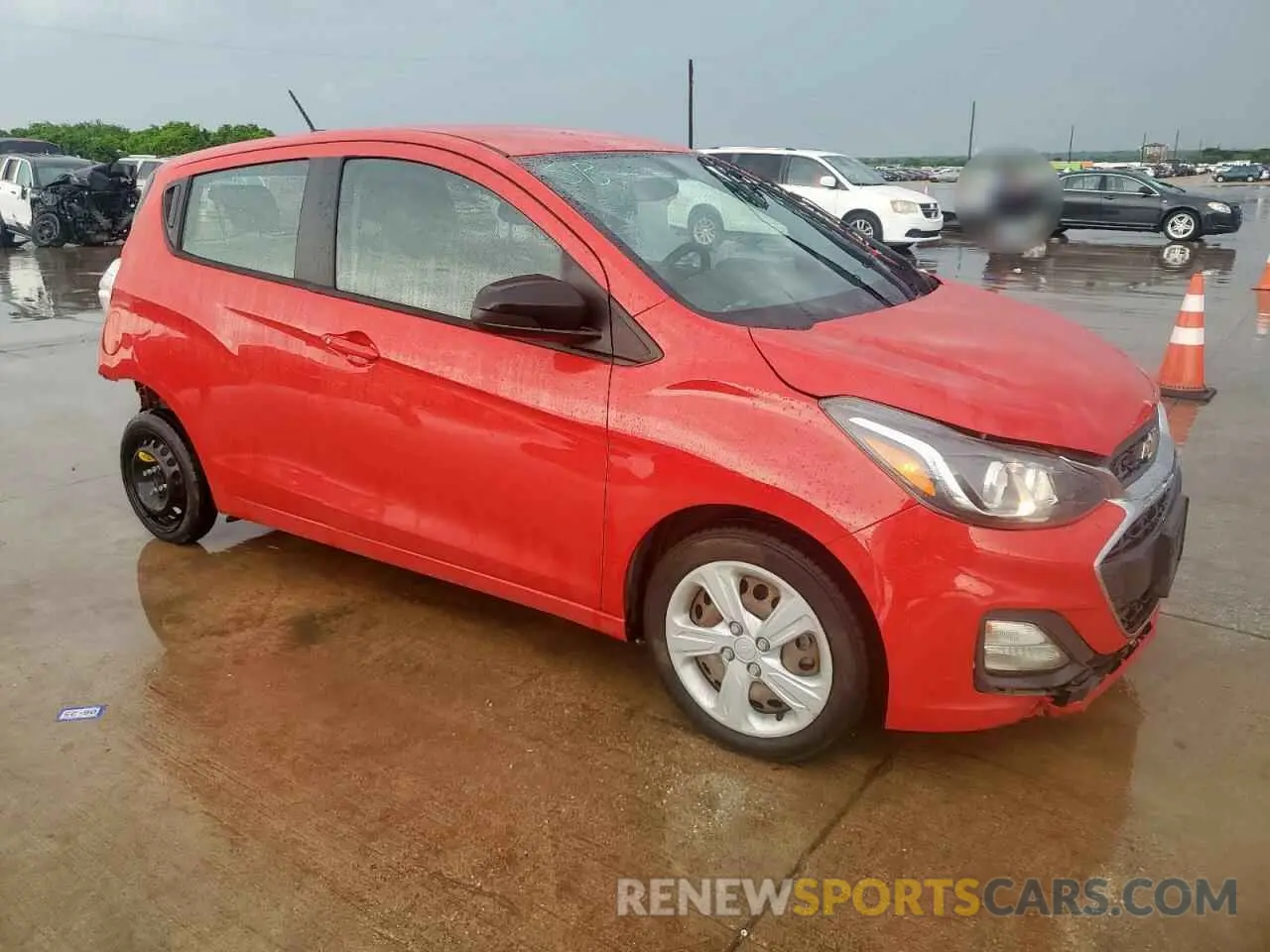 4 Photograph of a damaged car KL8CB6SA5LC400387 CHEVROLET SPARK 2020