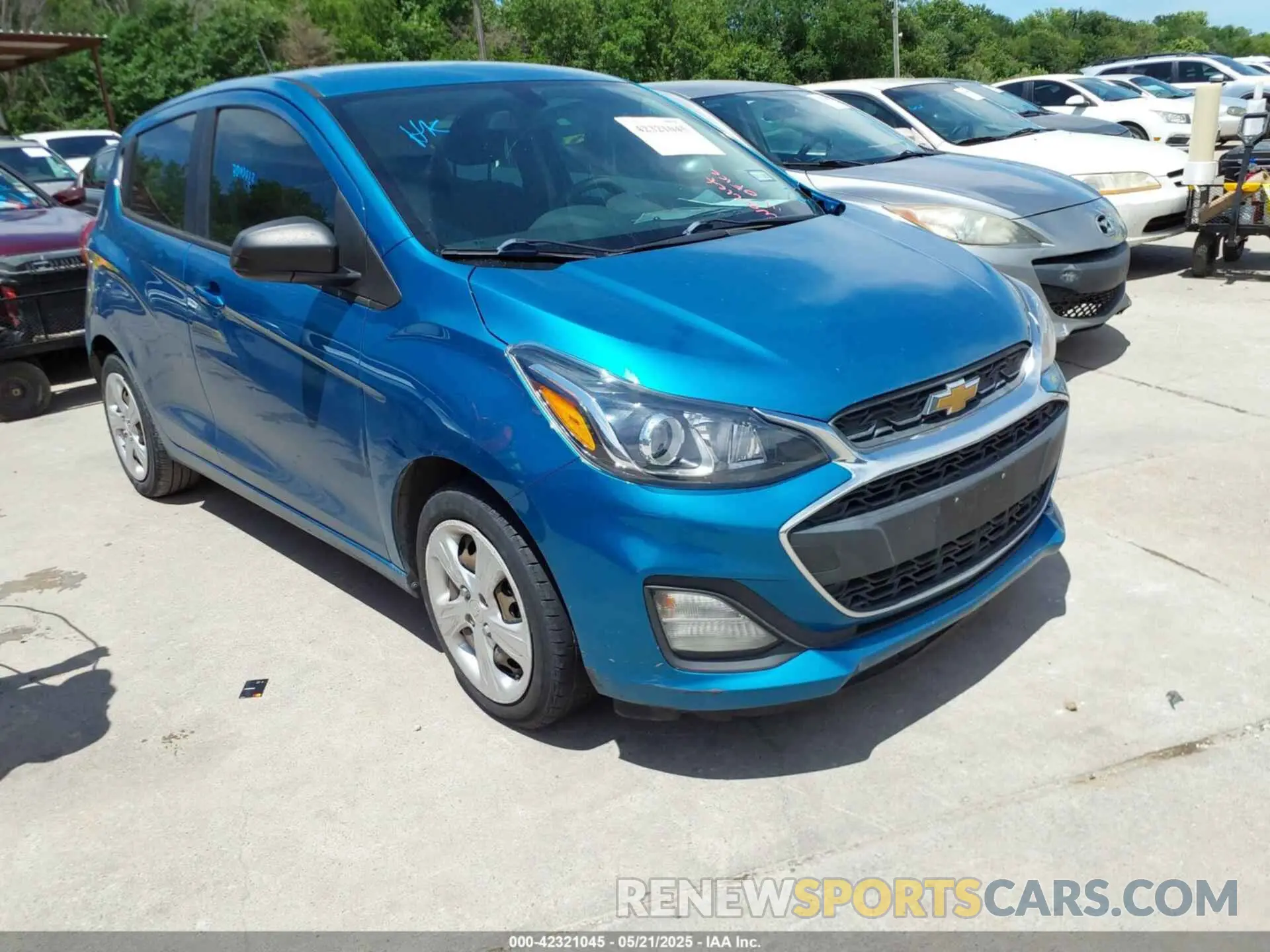 1 Photograph of a damaged car KL8CB6SA5LC407646 CHEVROLET SPARK 2020
