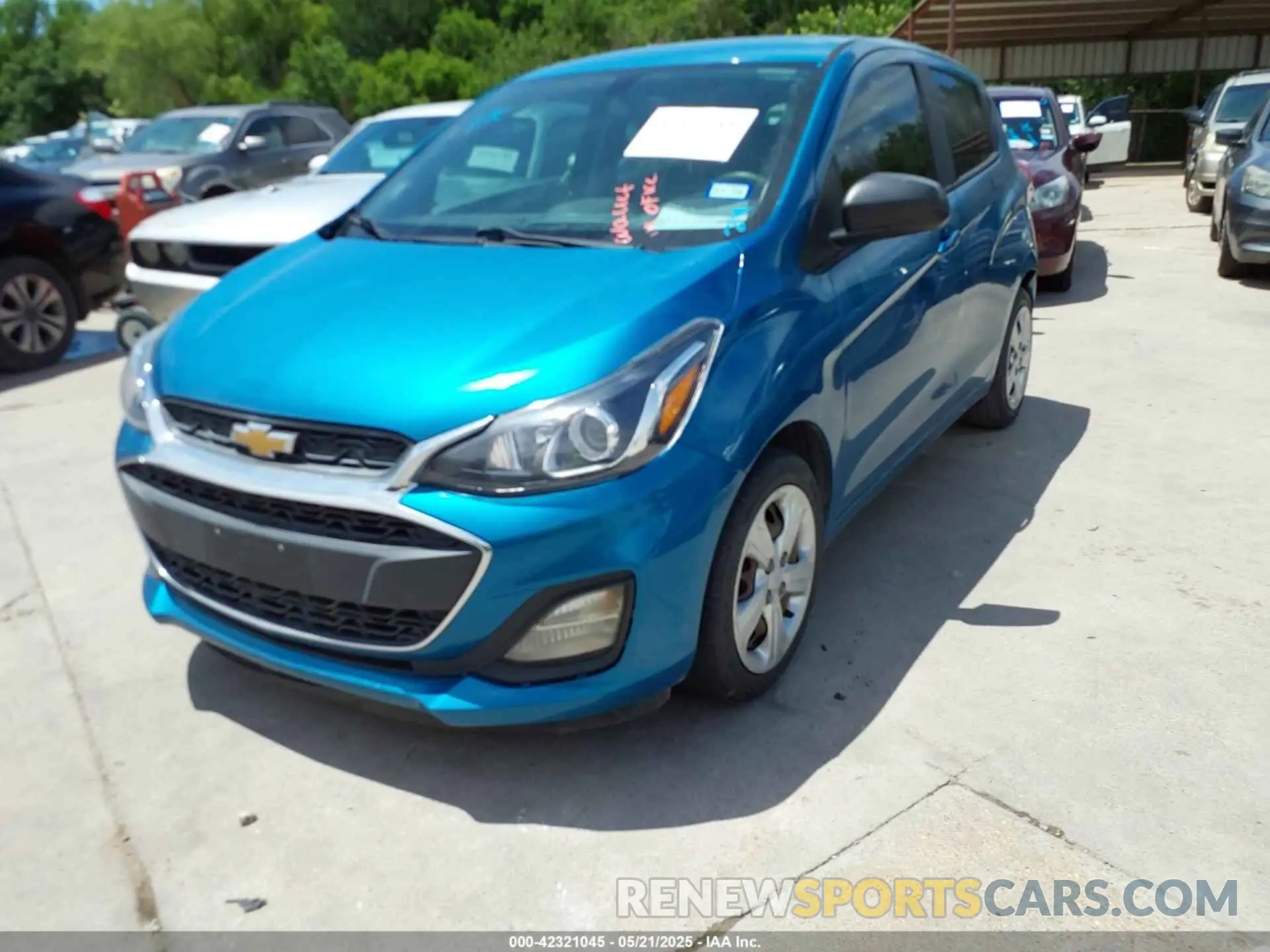 2 Photograph of a damaged car KL8CB6SA5LC407646 CHEVROLET SPARK 2020
