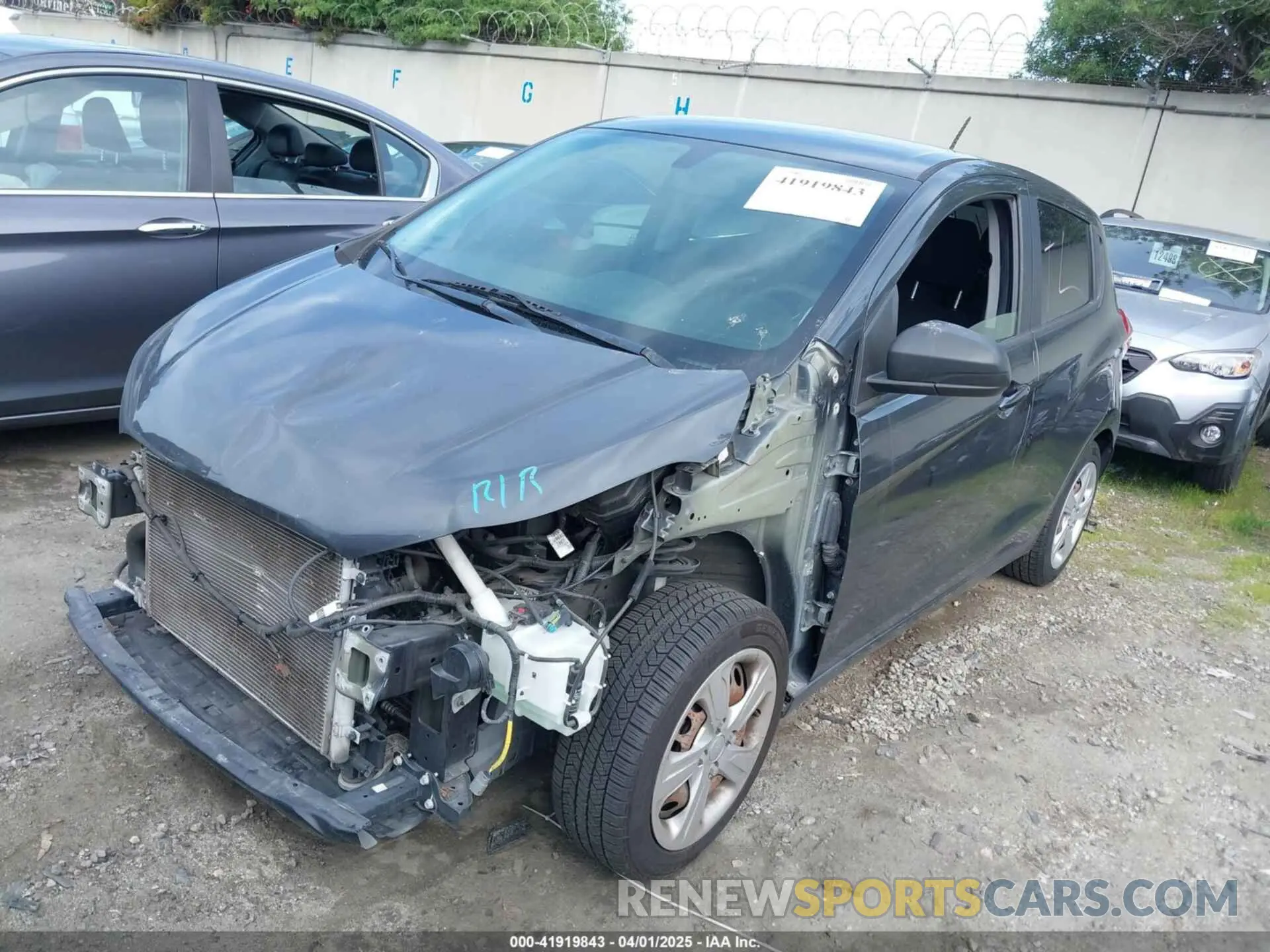 2 Photograph of a damaged car KL8CB6SA5LC429503 CHEVROLET SPARK 2020