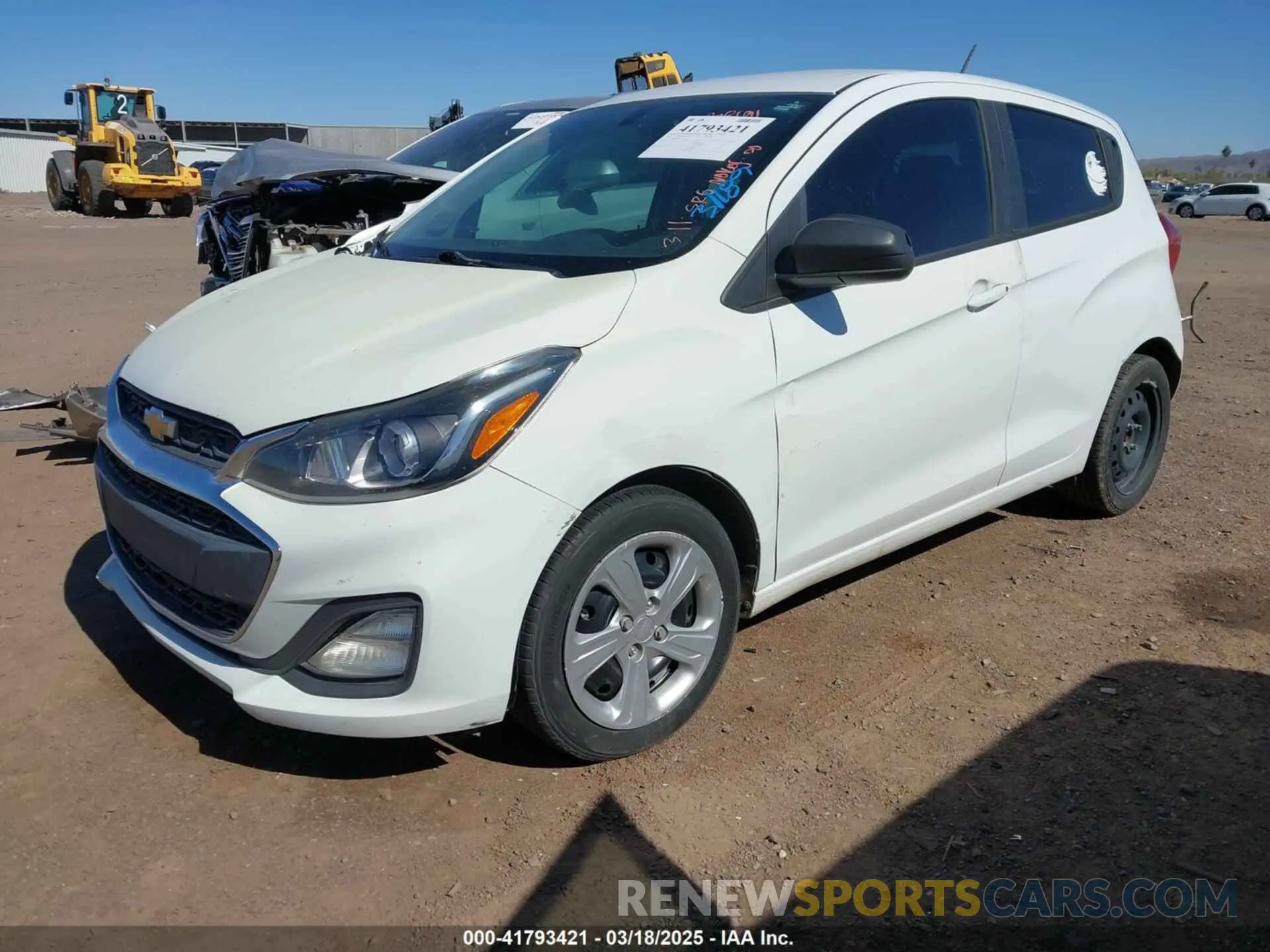 2 Photograph of a damaged car KL8CB6SA6LC408191 CHEVROLET SPARK 2020