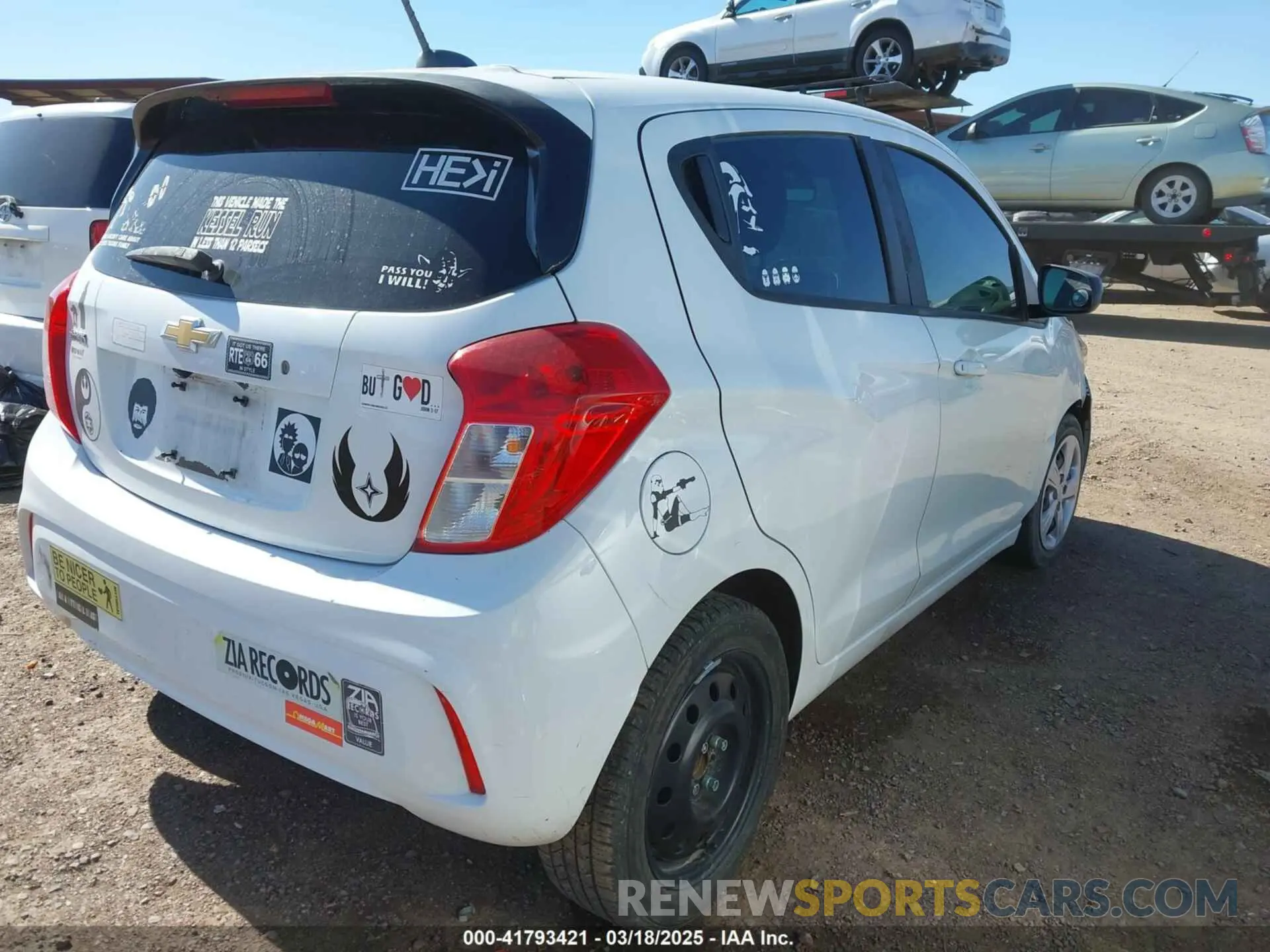4 Photograph of a damaged car KL8CB6SA6LC408191 CHEVROLET SPARK 2020