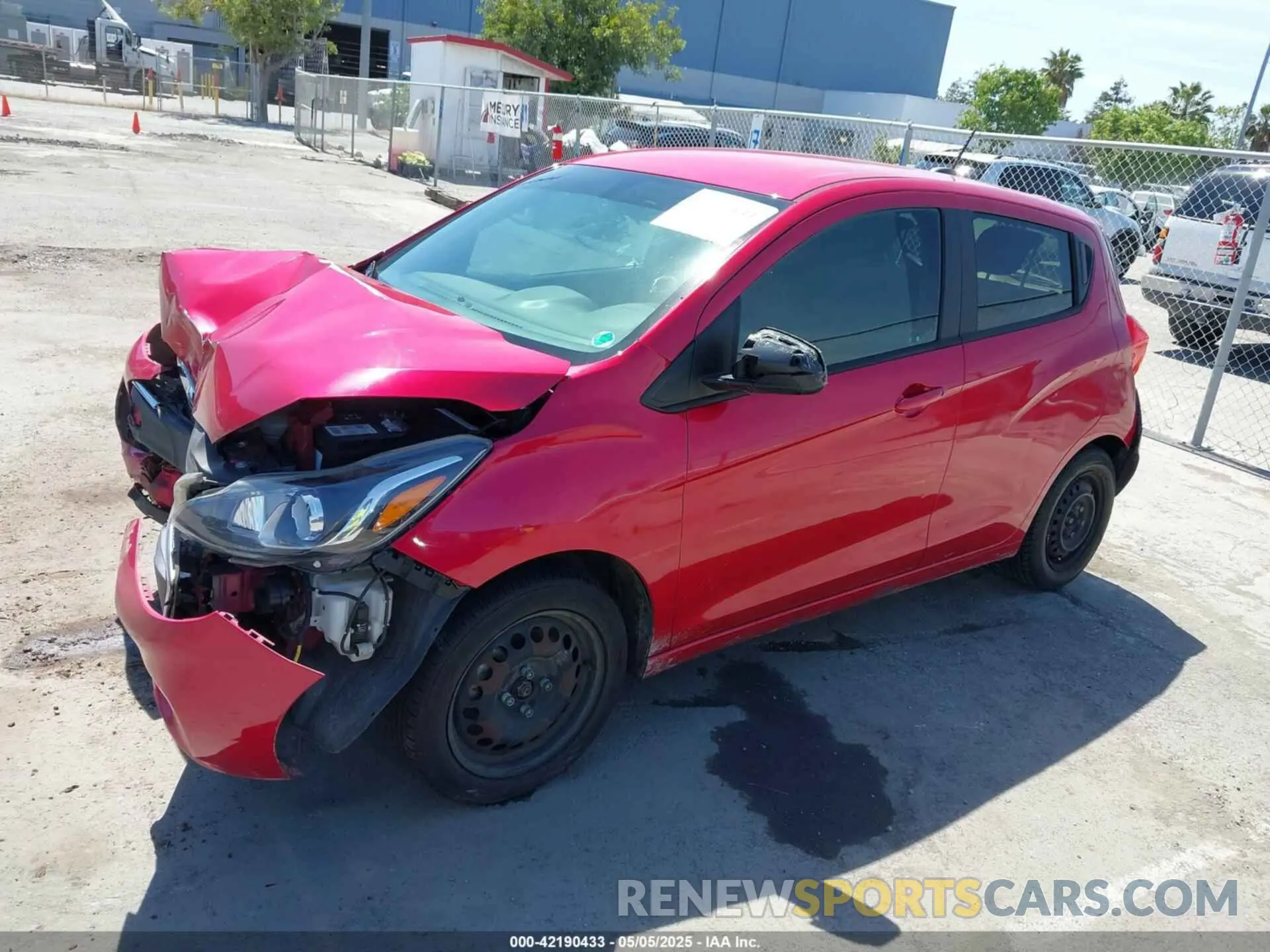 2 Photograph of a damaged car KL8CB6SA6LC419708 CHEVROLET SPARK 2020