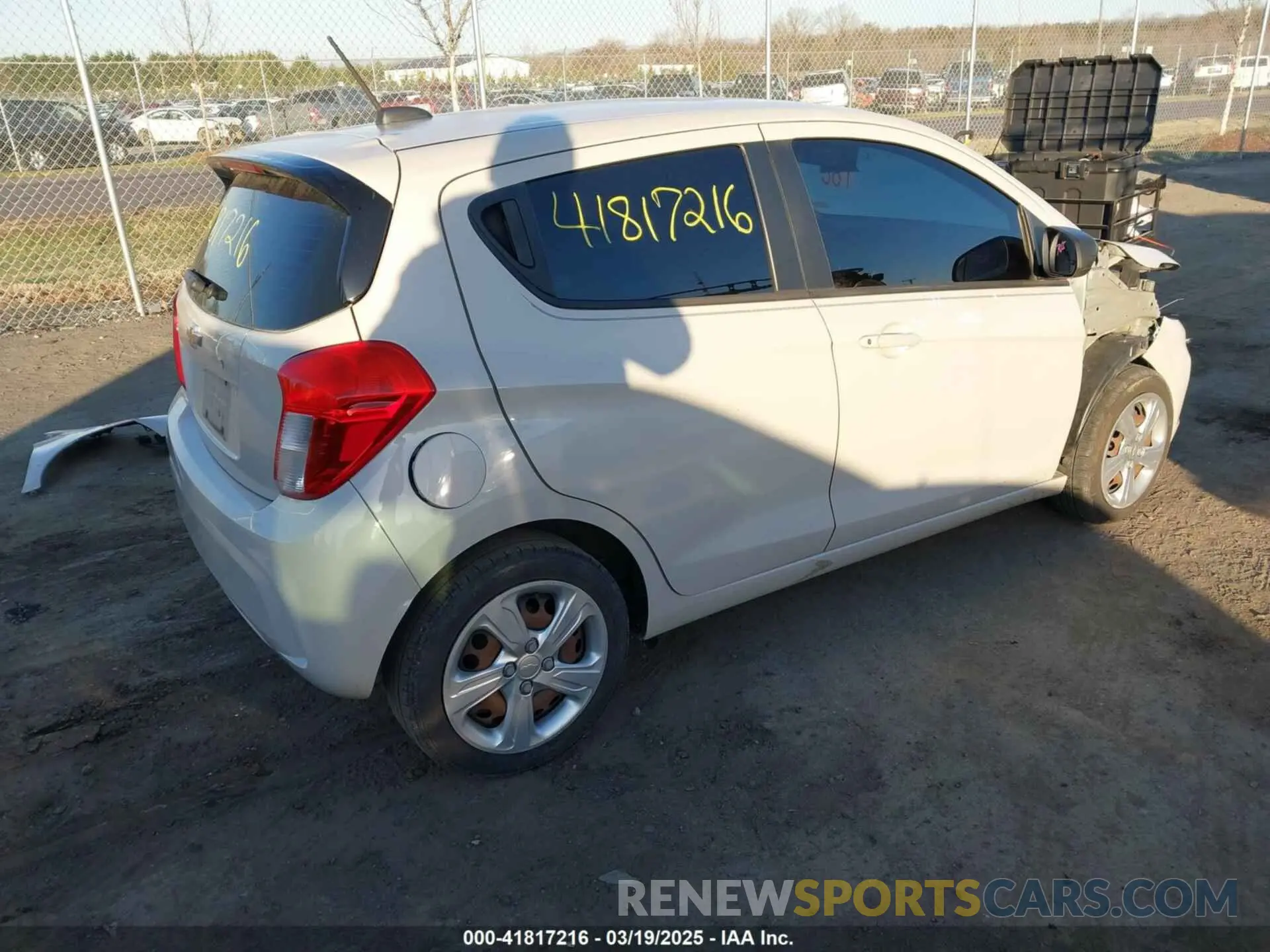4 Photograph of a damaged car KL8CB6SA6LC452918 CHEVROLET SPARK 2020