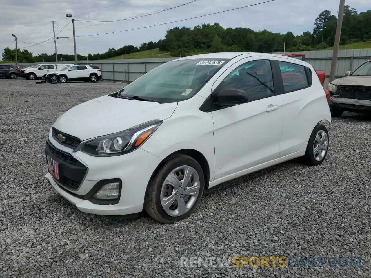 1 Photograph of a damaged car KL8CB6SA6LC460730 CHEVROLET SPARK 2020