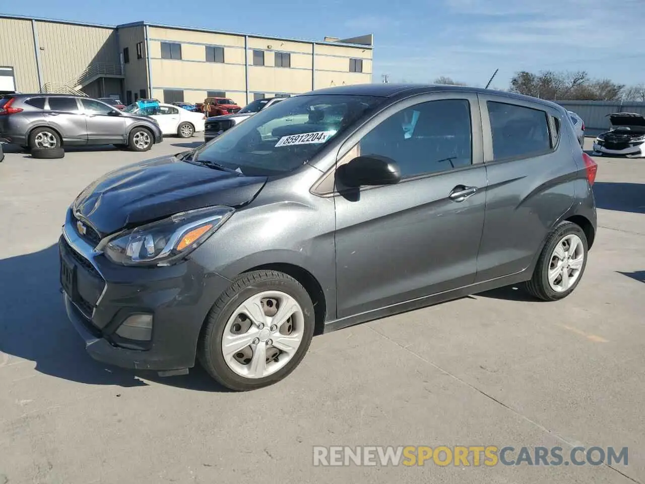 1 Photograph of a damaged car KL8CB6SA7LC409964 CHEVROLET SPARK 2020