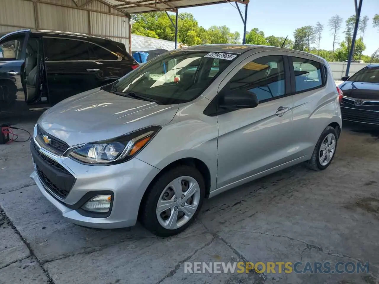 1 Photograph of a damaged car KL8CB6SA7LC456556 CHEVROLET SPARK 2020