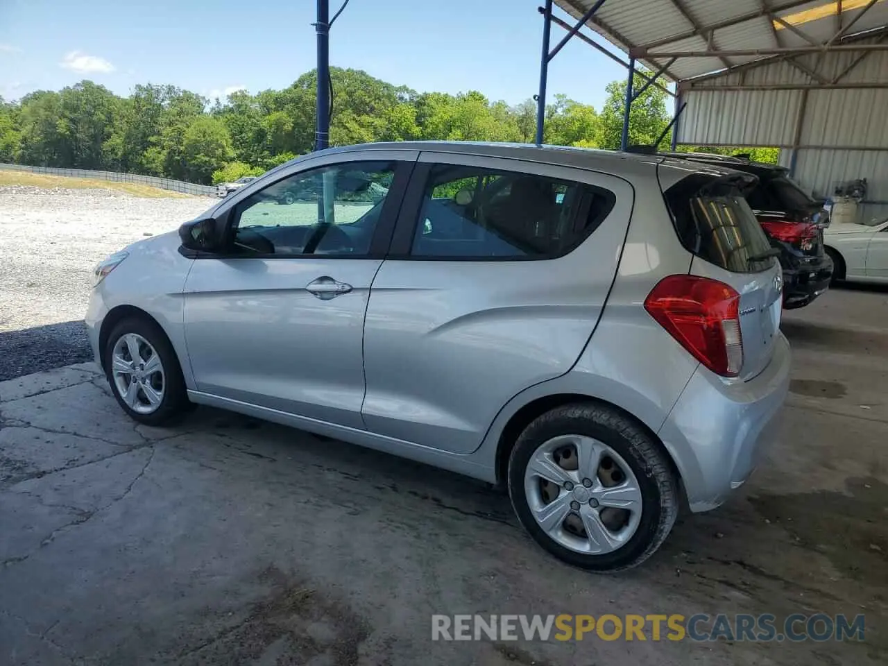 2 Photograph of a damaged car KL8CB6SA7LC456556 CHEVROLET SPARK 2020