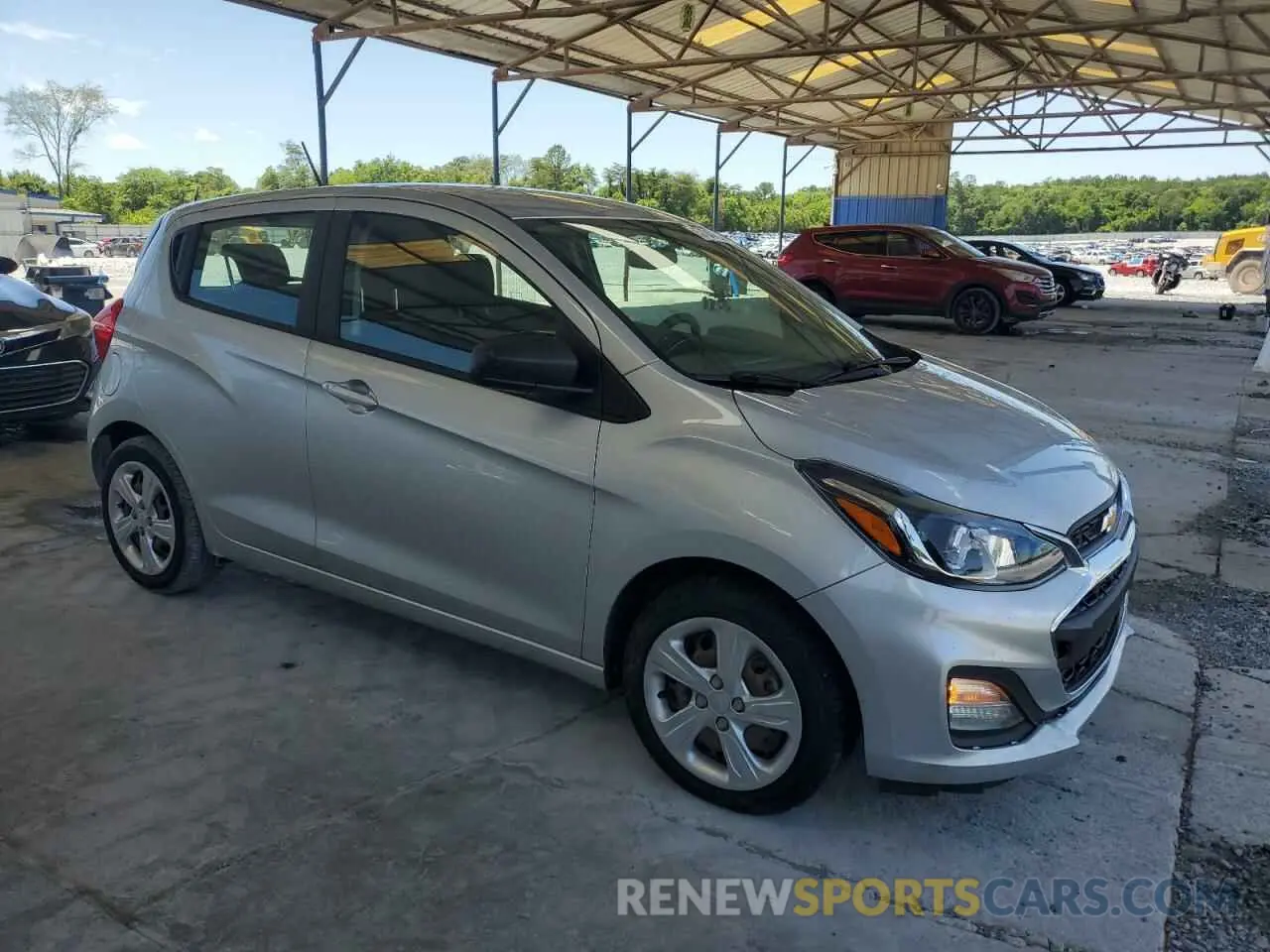 4 Photograph of a damaged car KL8CB6SA7LC456556 CHEVROLET SPARK 2020