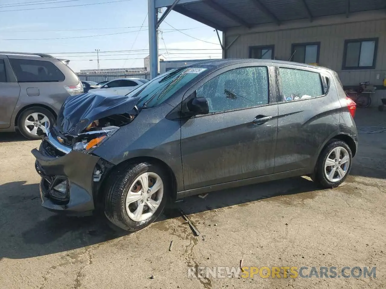 1 Photograph of a damaged car KL8CB6SA7LC458114 CHEVROLET SPARK 2020