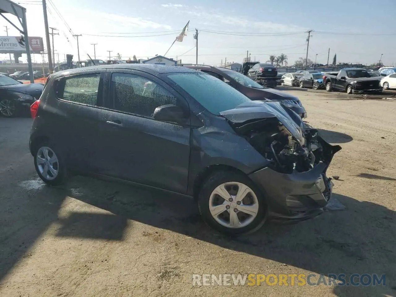4 Photograph of a damaged car KL8CB6SA7LC458114 CHEVROLET SPARK 2020