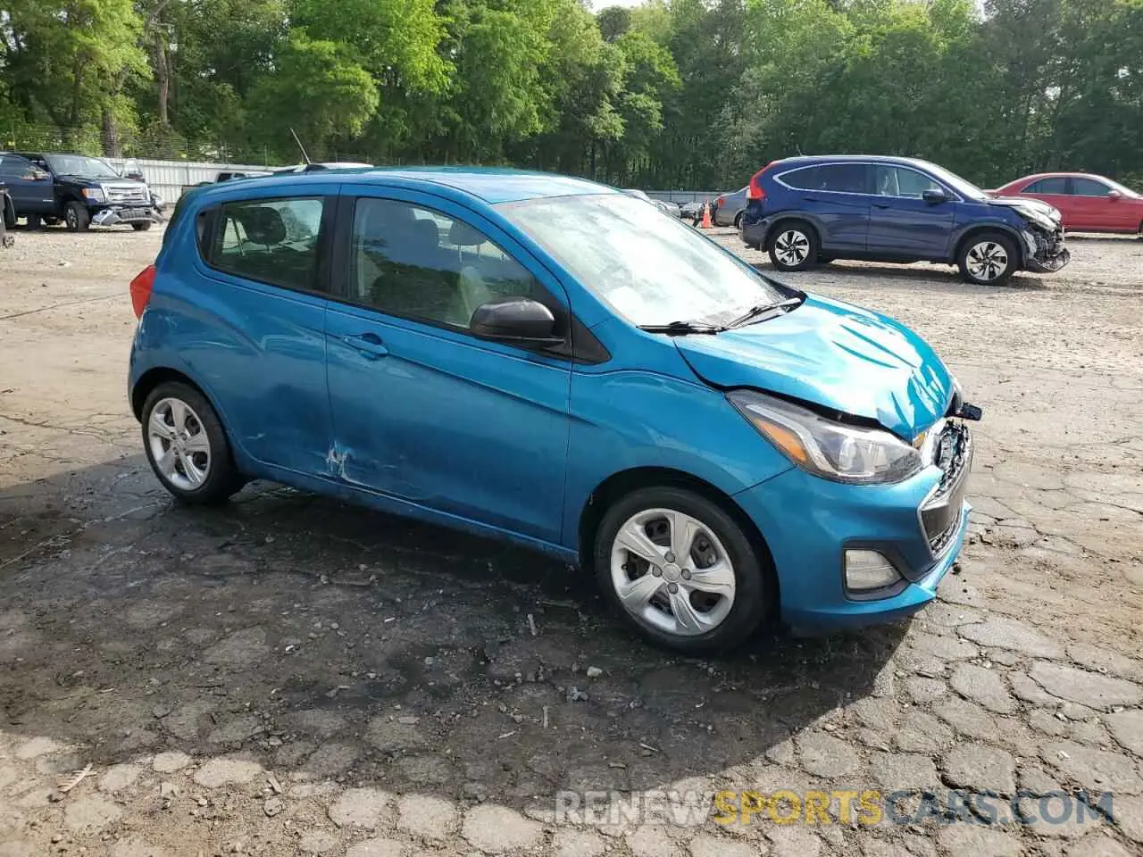4 Photograph of a damaged car KL8CB6SA7LC460610 CHEVROLET SPARK 2020