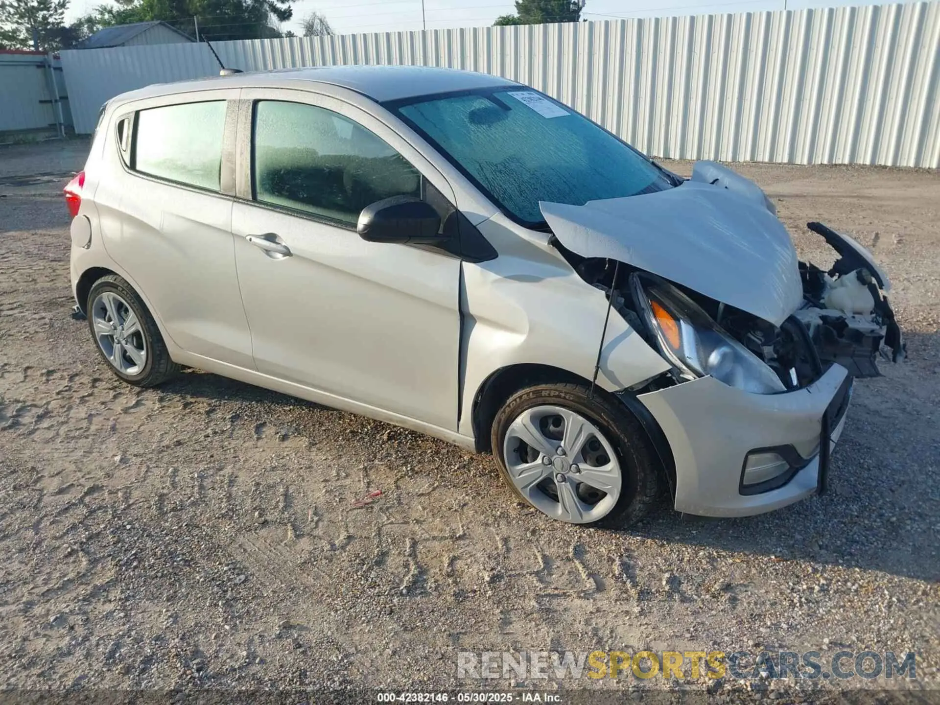 1 Photograph of a damaged car KL8CB6SA7LC478301 CHEVROLET SPARK 2020