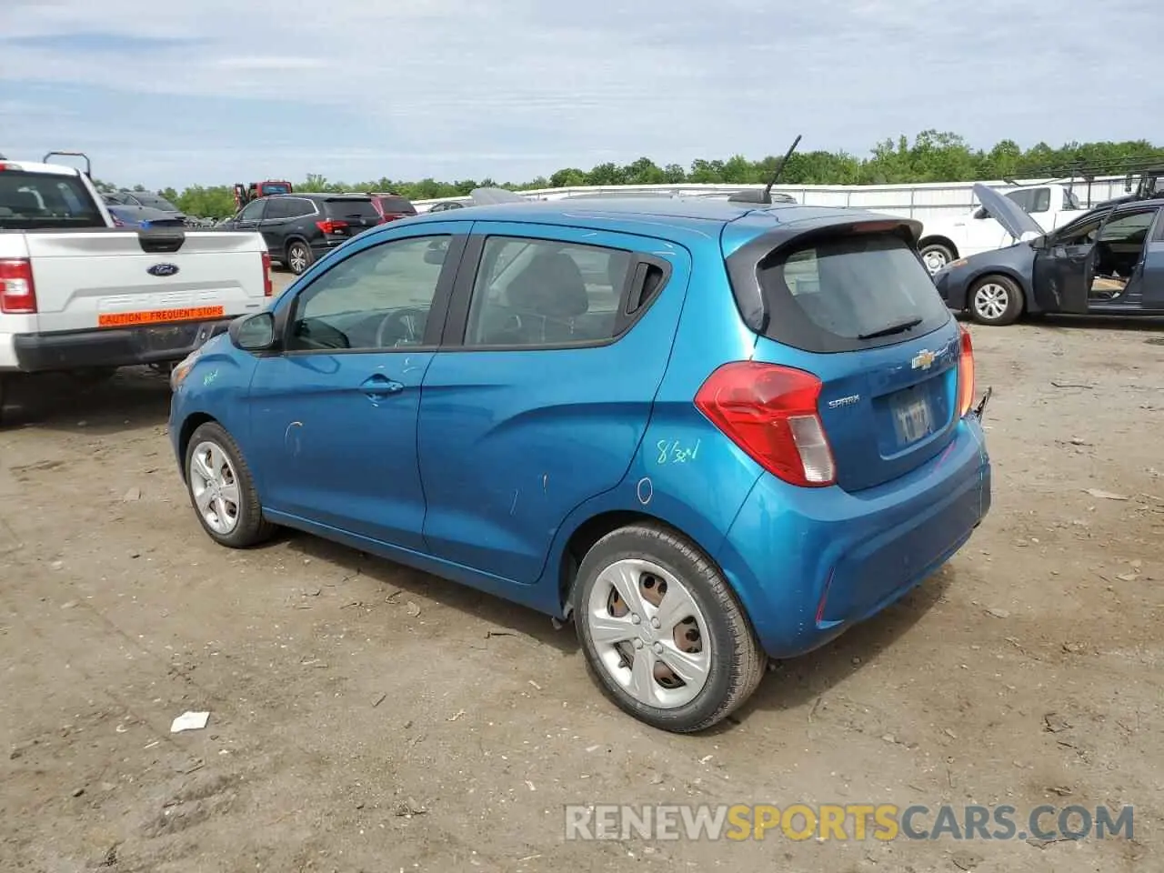2 Photograph of a damaged car KL8CB6SA8LC407799 CHEVROLET SPARK 2020
