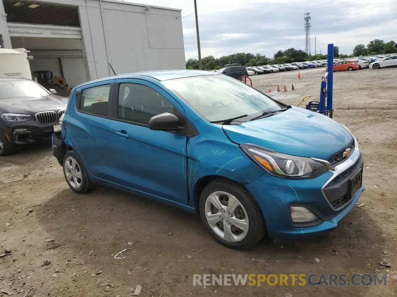 4 Photograph of a damaged car KL8CB6SA8LC407799 CHEVROLET SPARK 2020