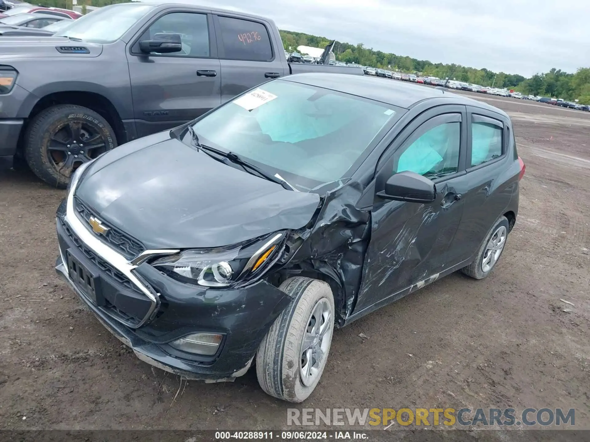 2 Photograph of a damaged car KL8CB6SA8LC414512 CHEVROLET SPARK 2020