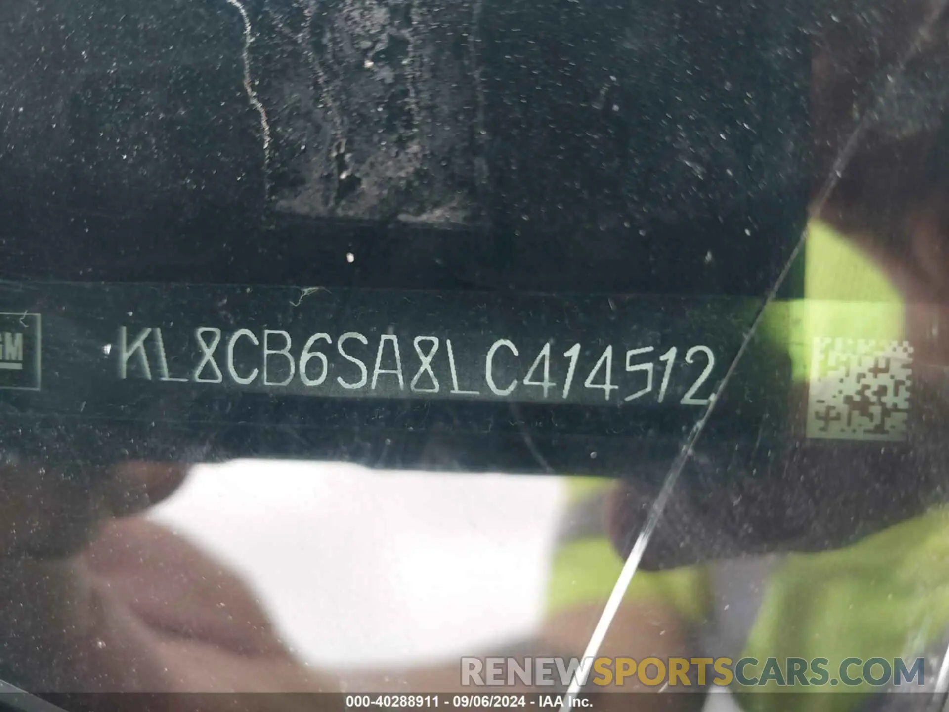 9 Photograph of a damaged car KL8CB6SA8LC414512 CHEVROLET SPARK 2020