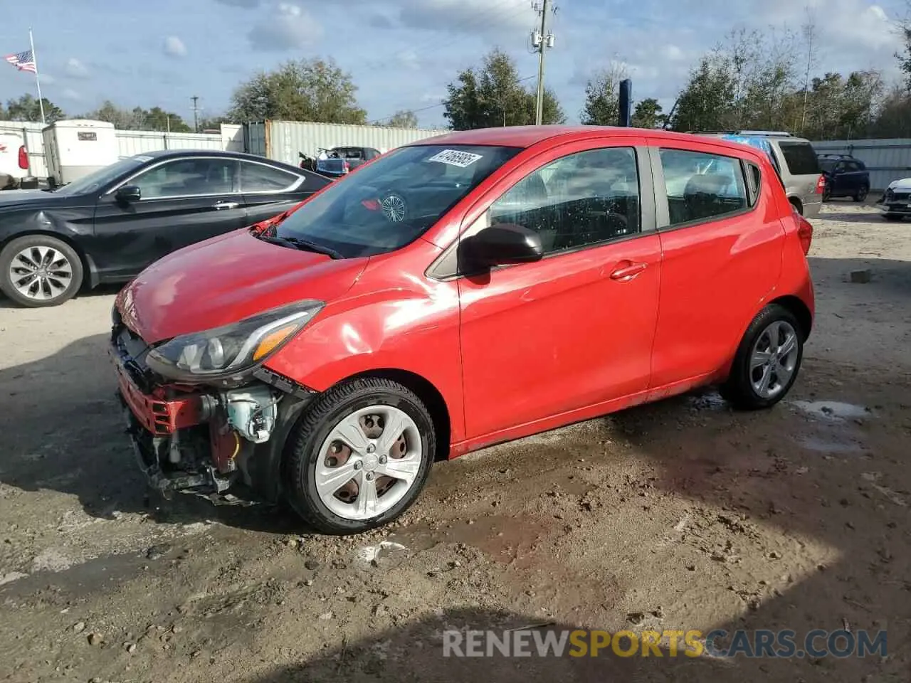 1 Photograph of a damaged car KL8CB6SA8LC421752 CHEVROLET SPARK 2020
