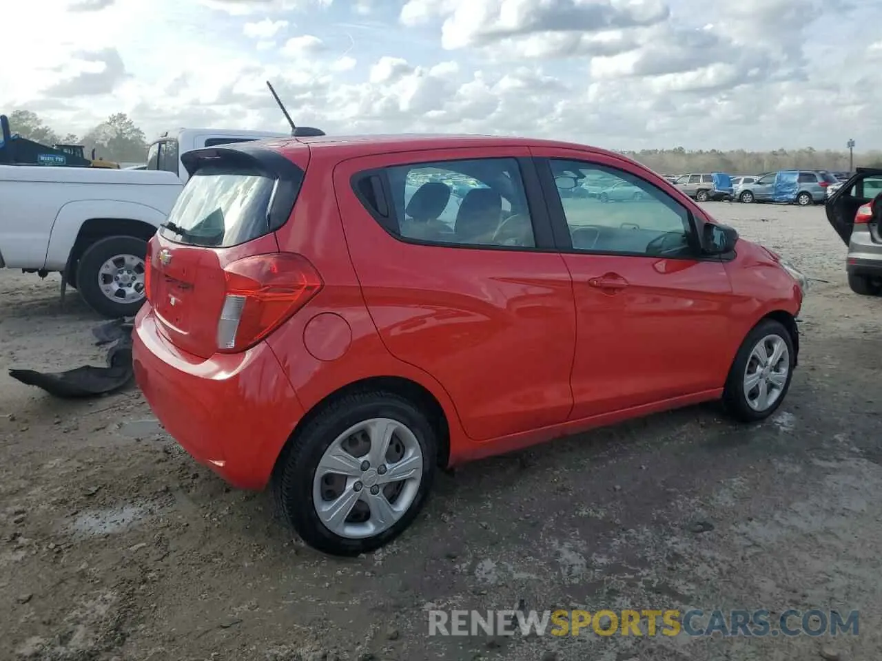 3 Photograph of a damaged car KL8CB6SA8LC421752 CHEVROLET SPARK 2020
