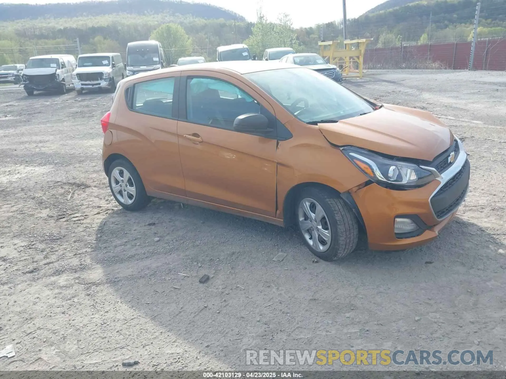 1 Photograph of a damaged car KL8CB6SA8LC453066 CHEVROLET SPARK 2020