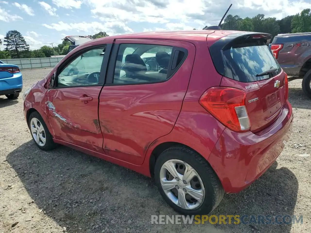 2 Photograph of a damaged car KL8CB6SA8LC457523 CHEVROLET SPARK 2020