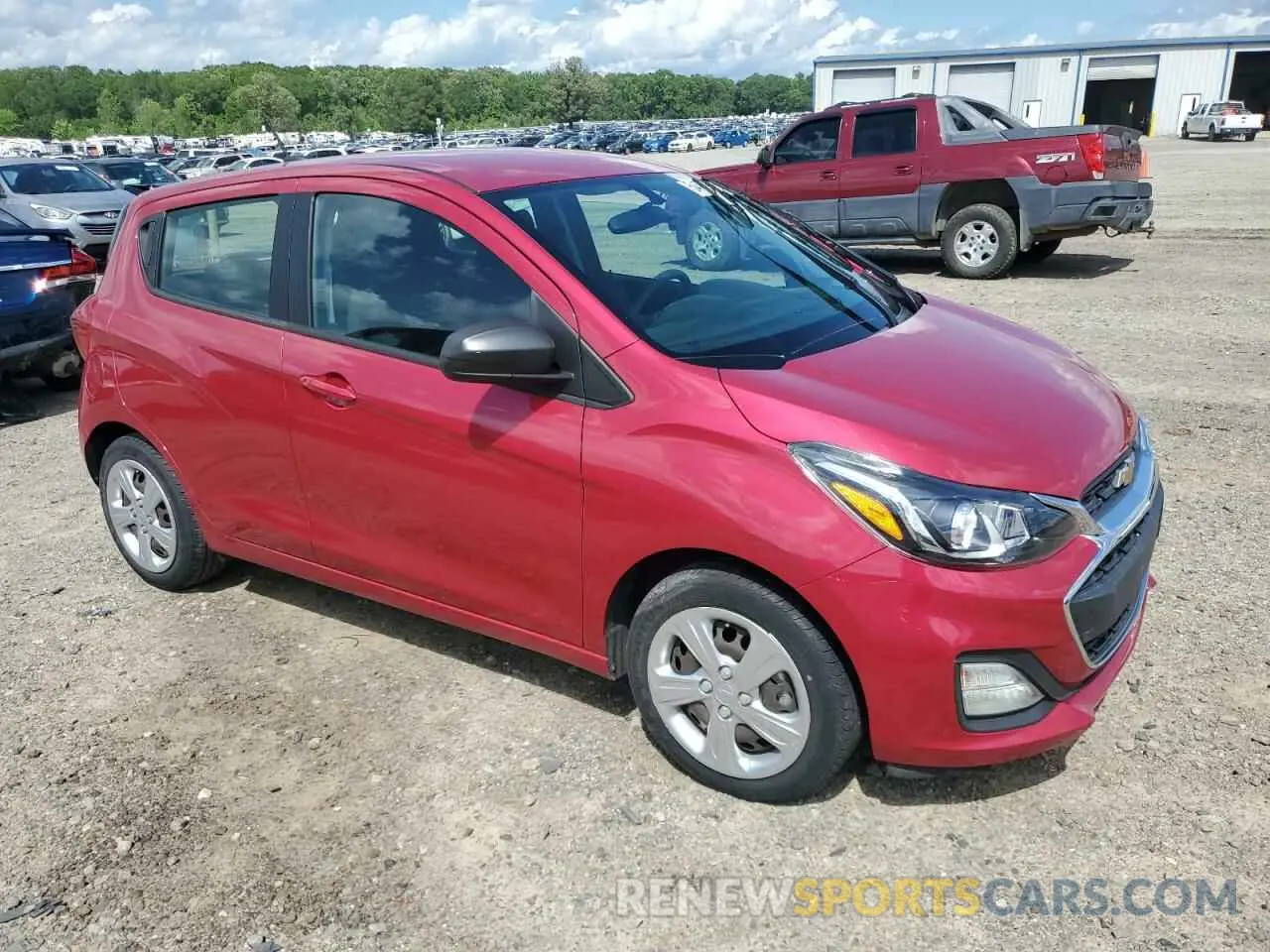 4 Photograph of a damaged car KL8CB6SA8LC457523 CHEVROLET SPARK 2020