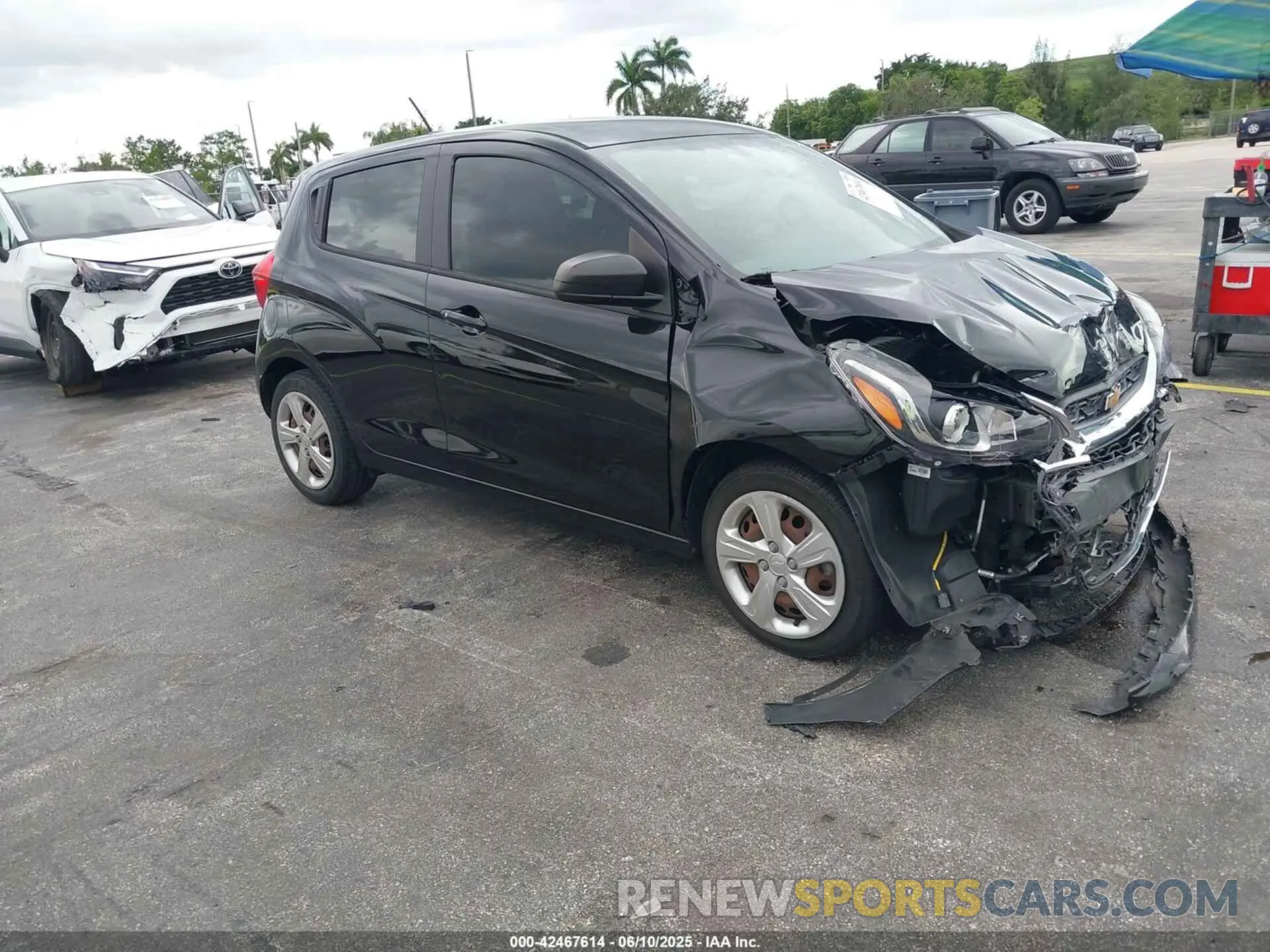1 Photograph of a damaged car KL8CB6SA8LC479098 CHEVROLET SPARK 2020