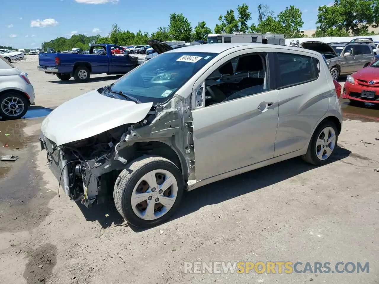 1 Photograph of a damaged car KL8CB6SA9LC416009 CHEVROLET SPARK 2020