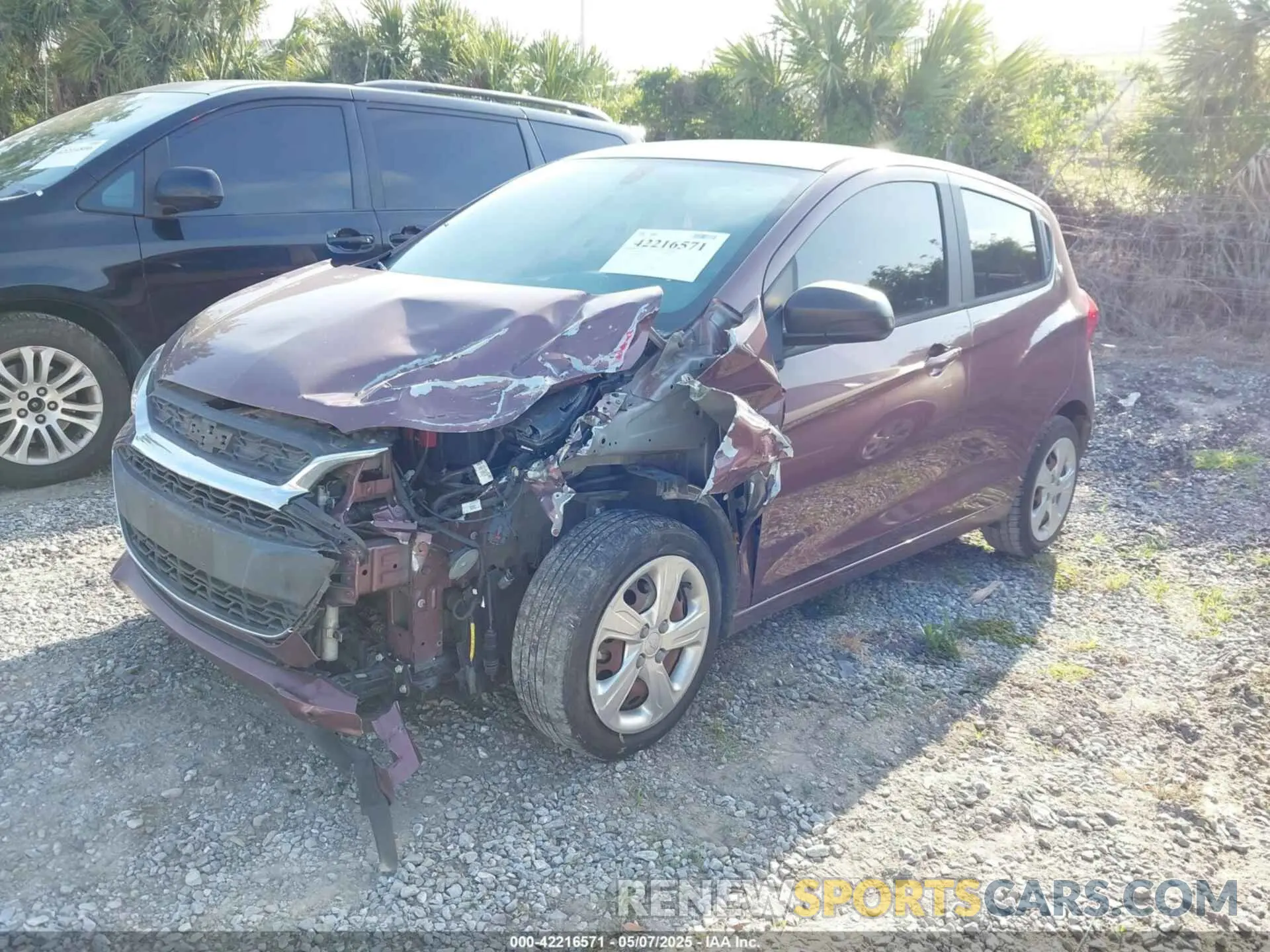 2 Photograph of a damaged car KL8CB6SA9LC465016 CHEVROLET SPARK 2020