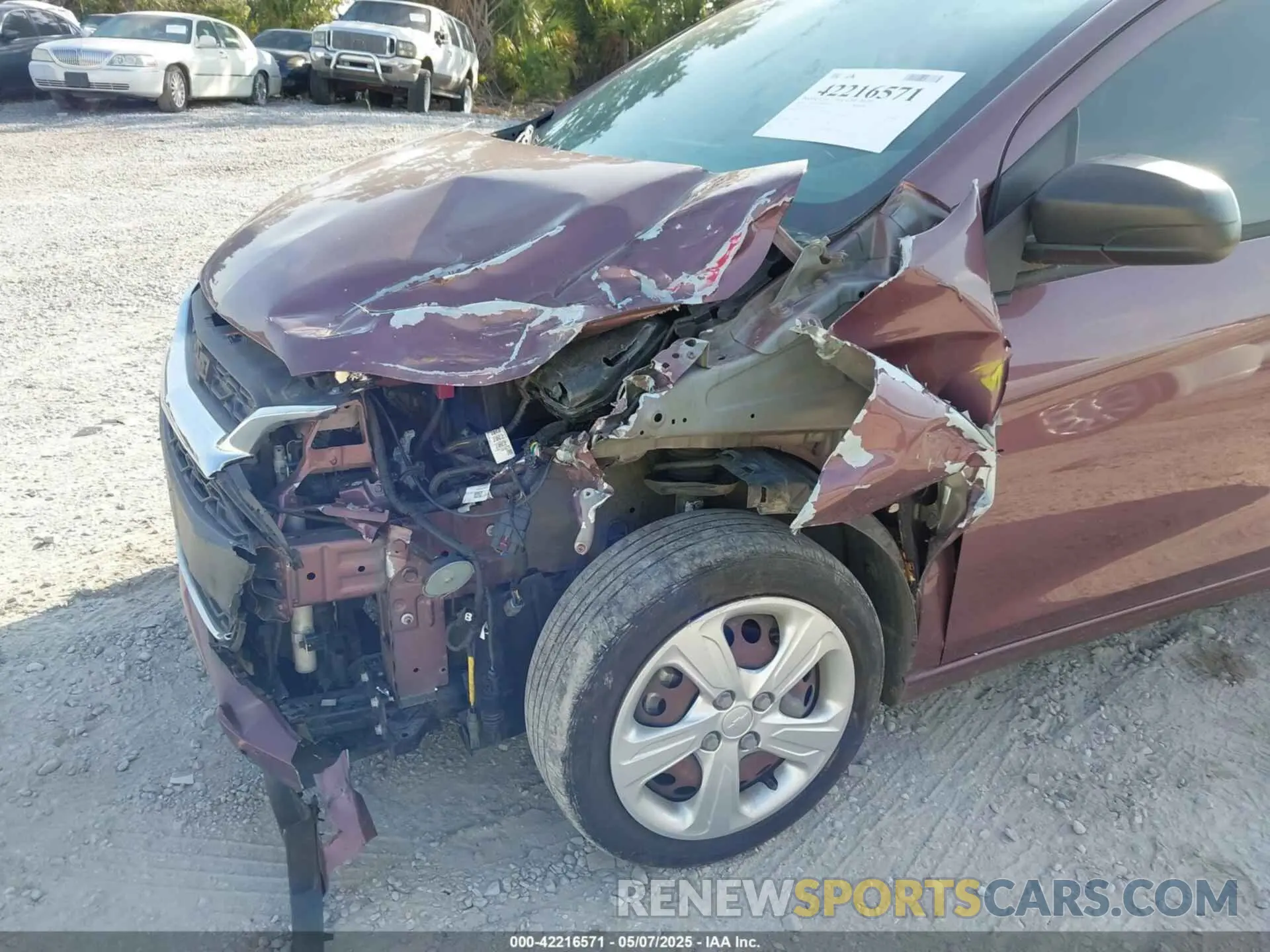 6 Photograph of a damaged car KL8CB6SA9LC465016 CHEVROLET SPARK 2020