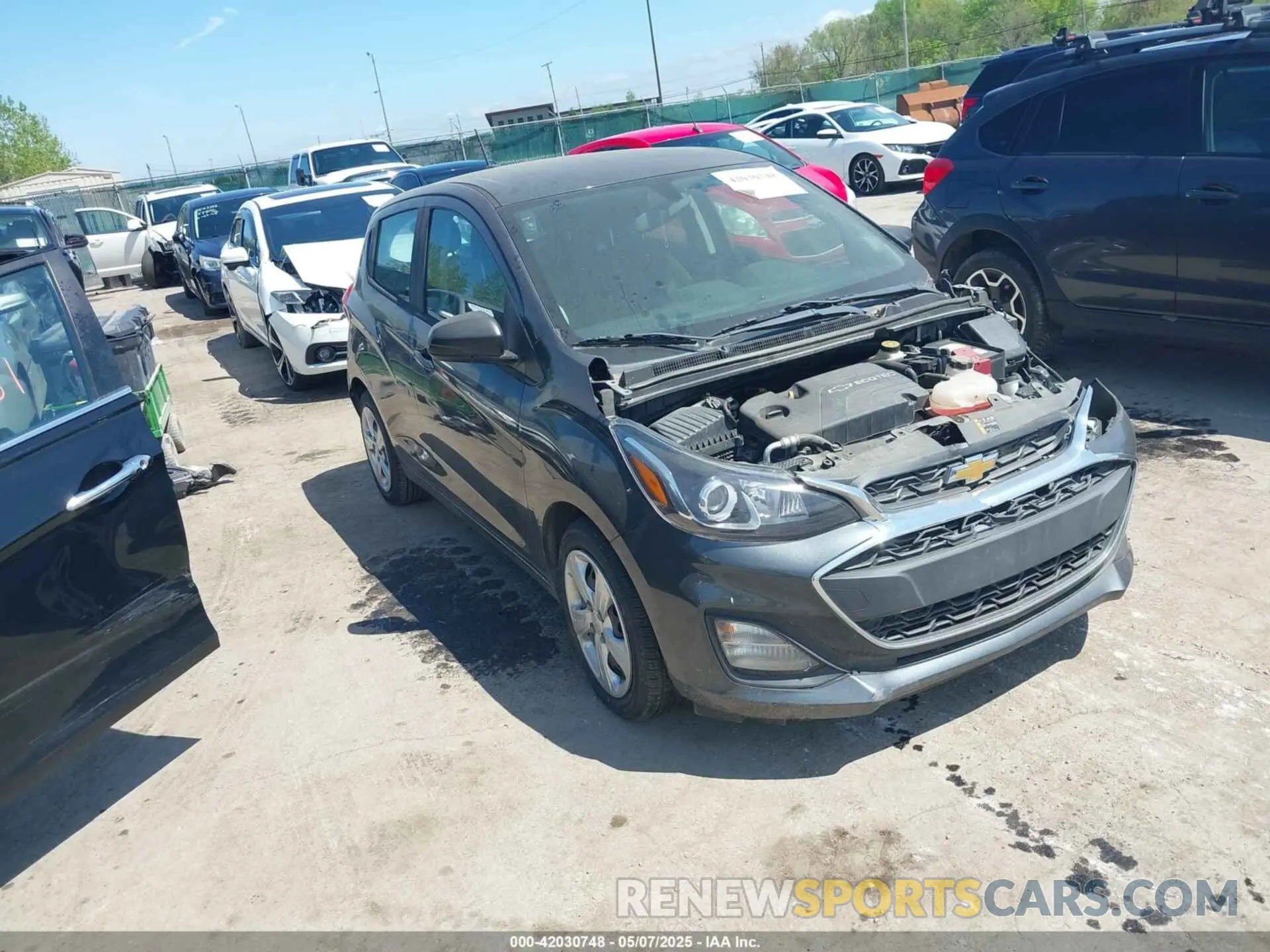 1 Photograph of a damaged car KL8CB6SA9LC468918 CHEVROLET SPARK 2020