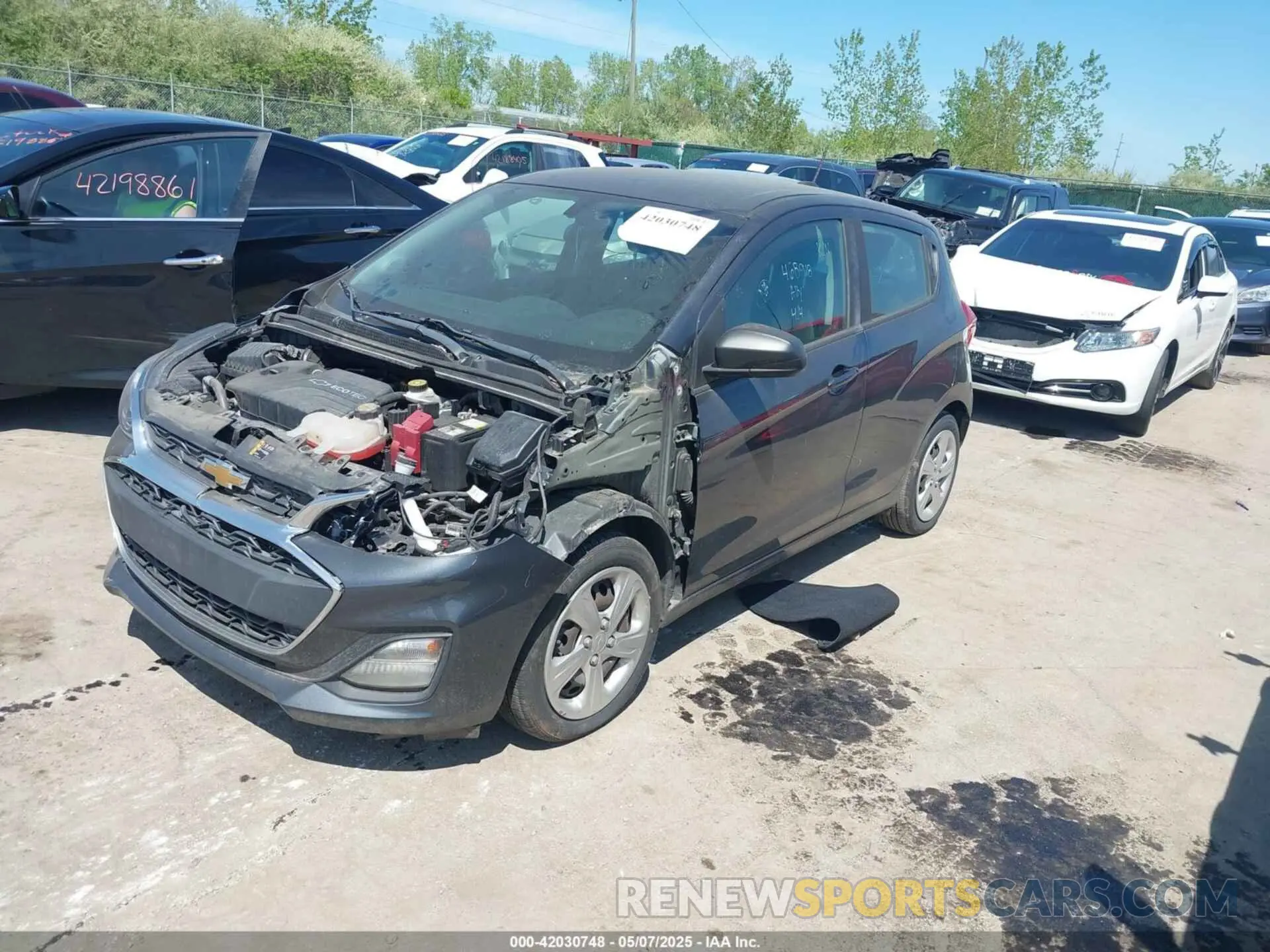 2 Photograph of a damaged car KL8CB6SA9LC468918 CHEVROLET SPARK 2020